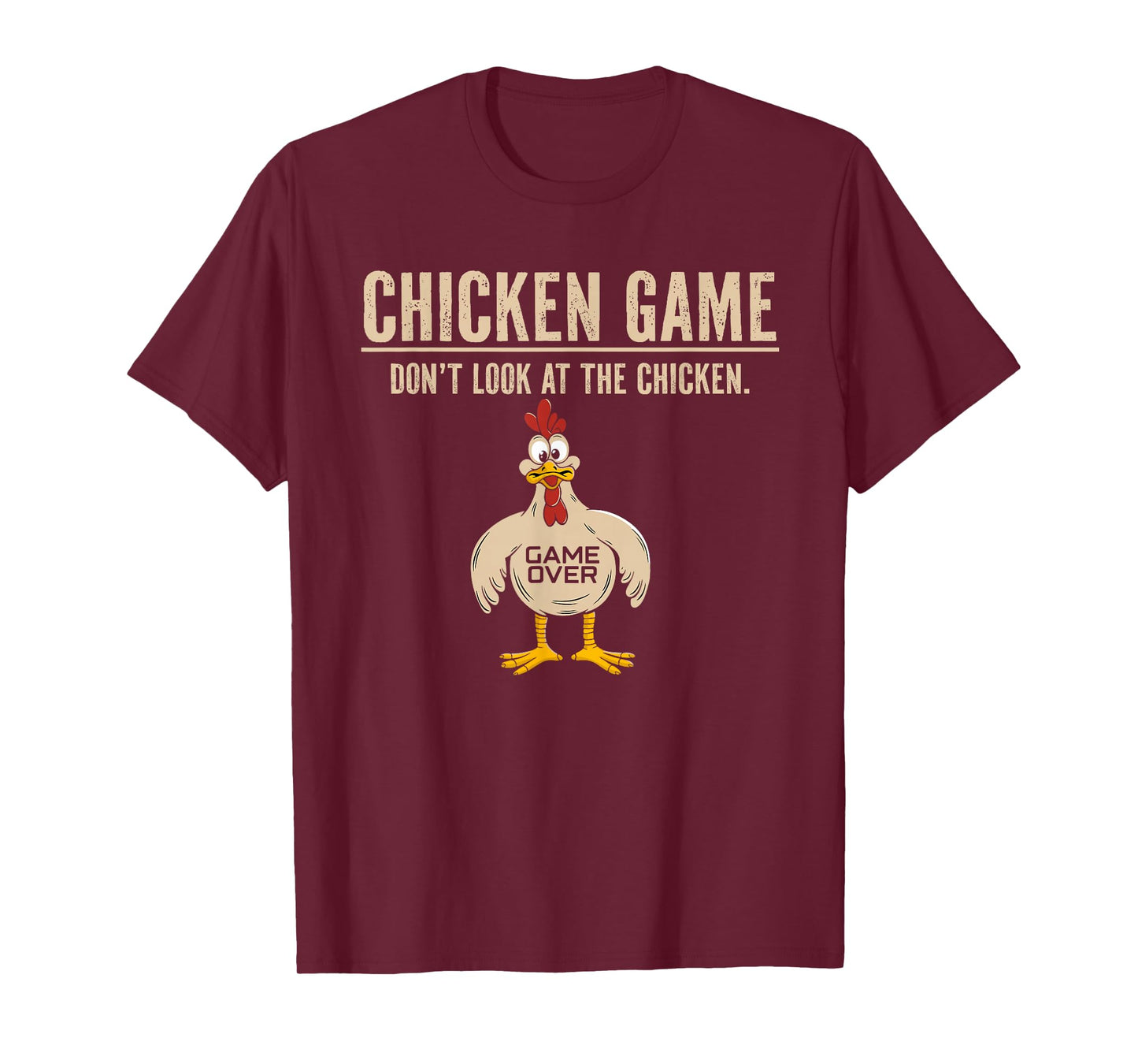 Chicken Gifts Chicken Lovers Unisex Adult Game T-Shirt Black Small Classic Fit Modern Crew Neck Short Sleeve T-Shirt