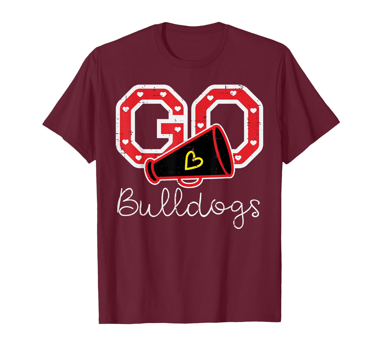 Go Bulldog Men Kids Boys Women Girls Youth Teen T-Shirt