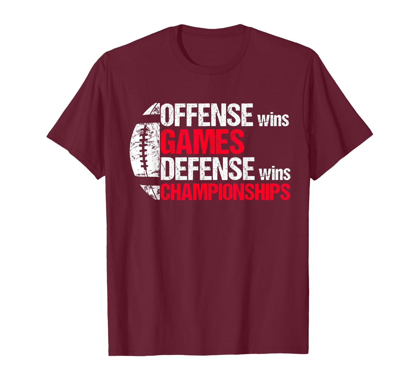 Offense Wins Games Defense Wins Championships T-Shirt