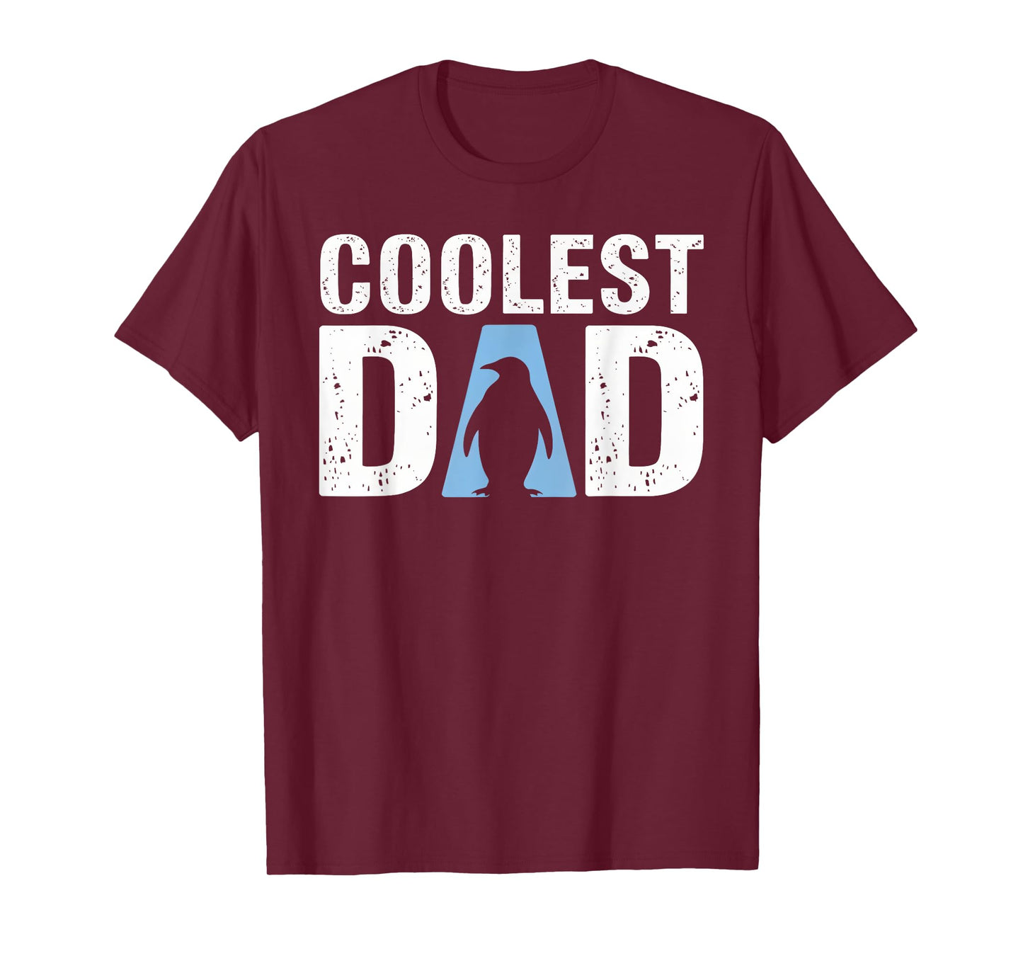 Penguin Coolest Dad Father's Day Funny Daddy Family Matching T-Shirt