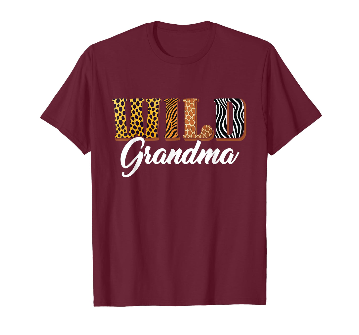 Wild Grandma Safari Jungle Animal Birthday Matching Family T-Shirt