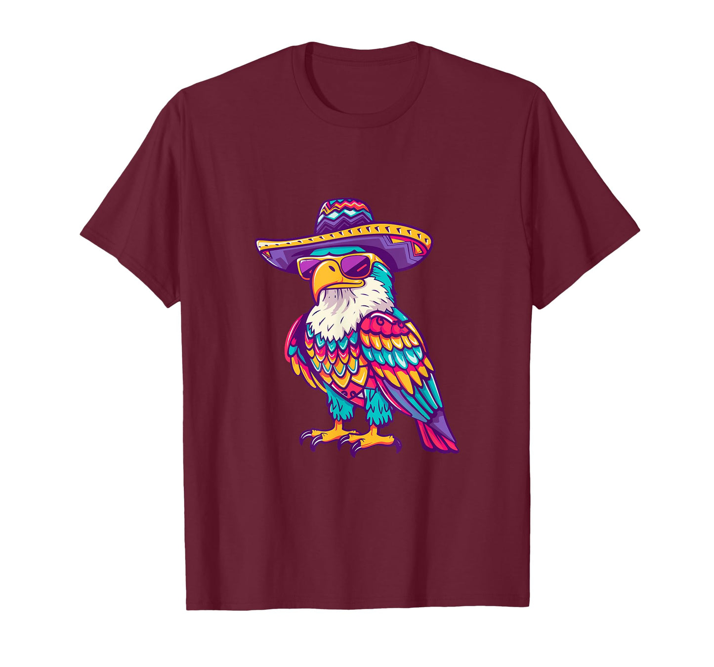 Party Eagle With Sombrero | Mexico T-Shirt