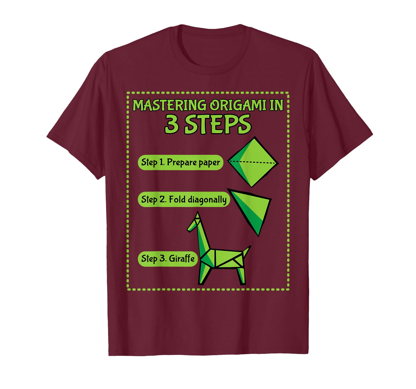 Mastering Origami in 3 Steps Paper Origami Gift T-Shirt