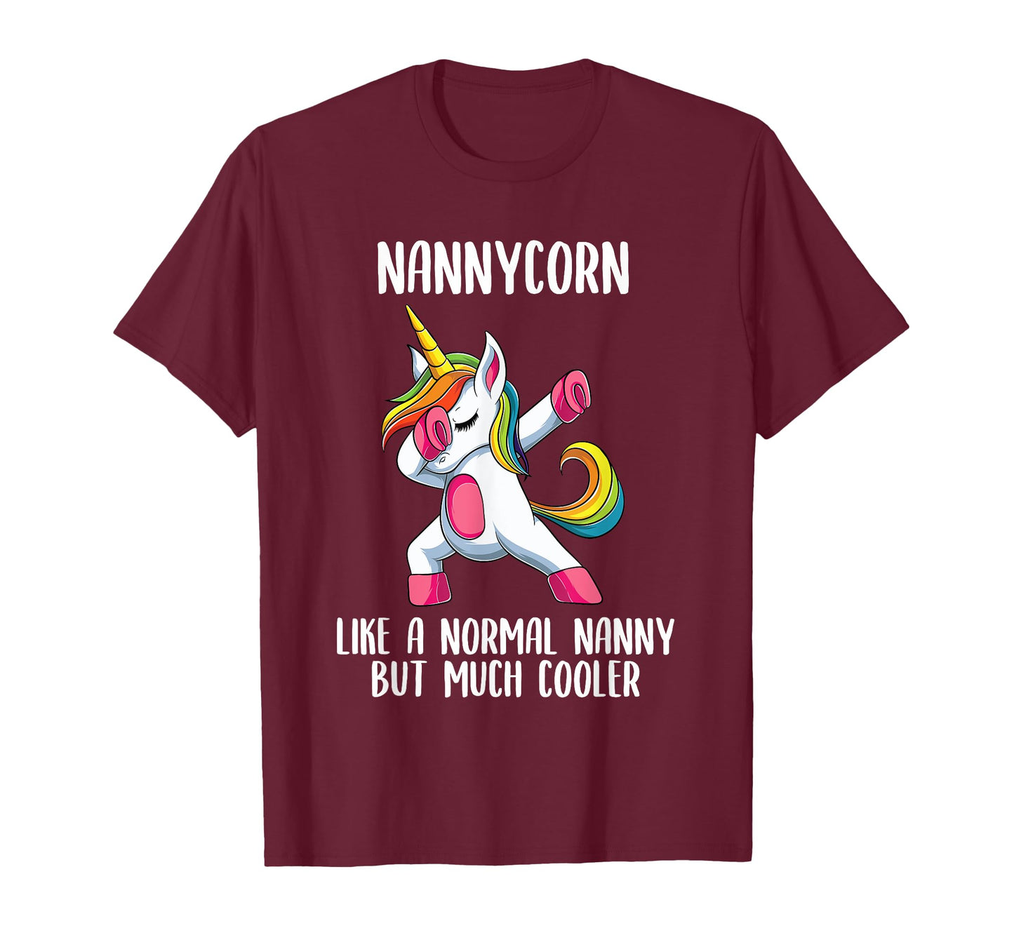 Unicorn Nanny Girl Birthday Party Apparel, Italian NannyCorn T-Shirt