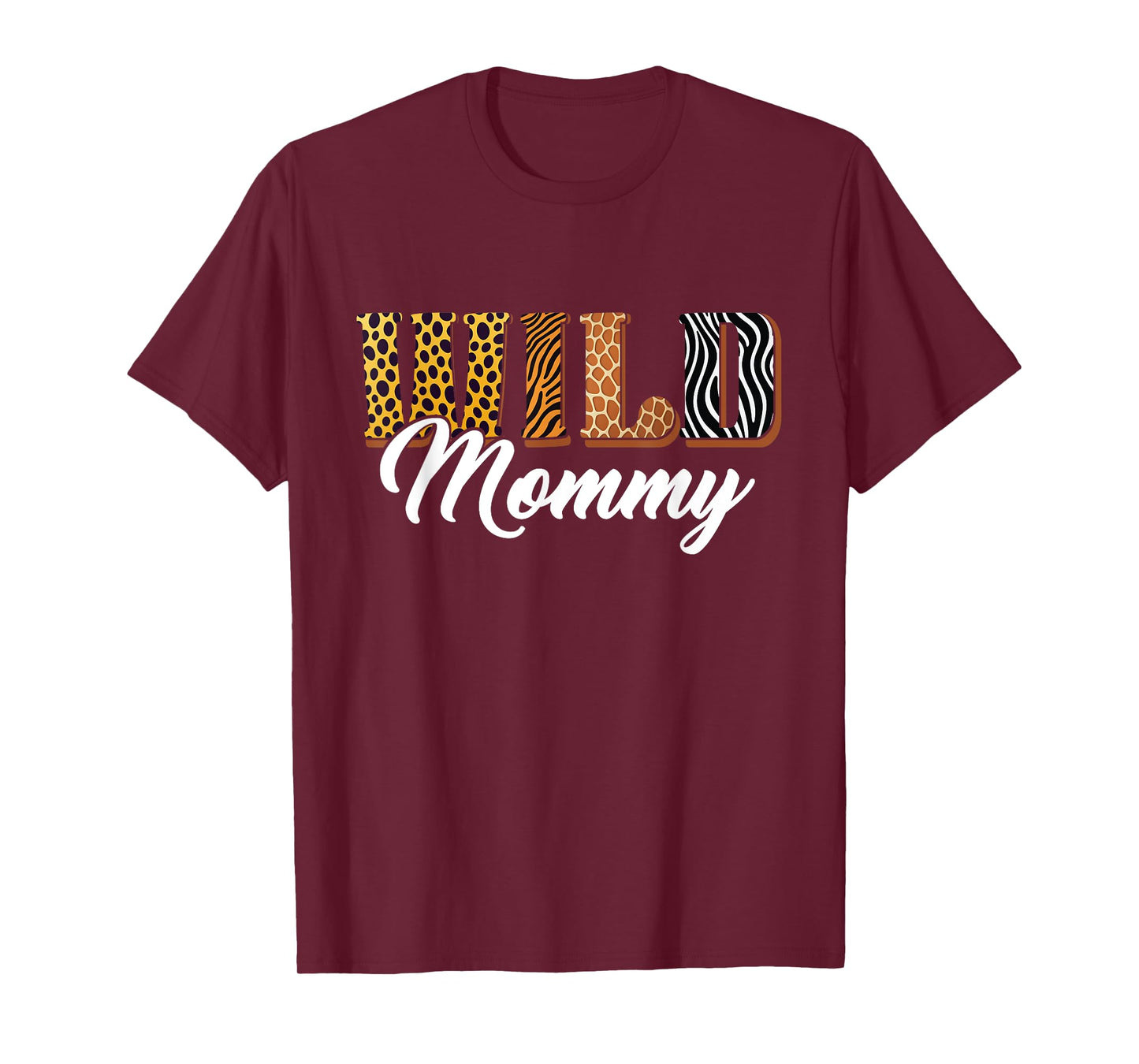 Wild Mommy Zoo Safari Jungle Animal Birthday Matching Family T-Shirt
