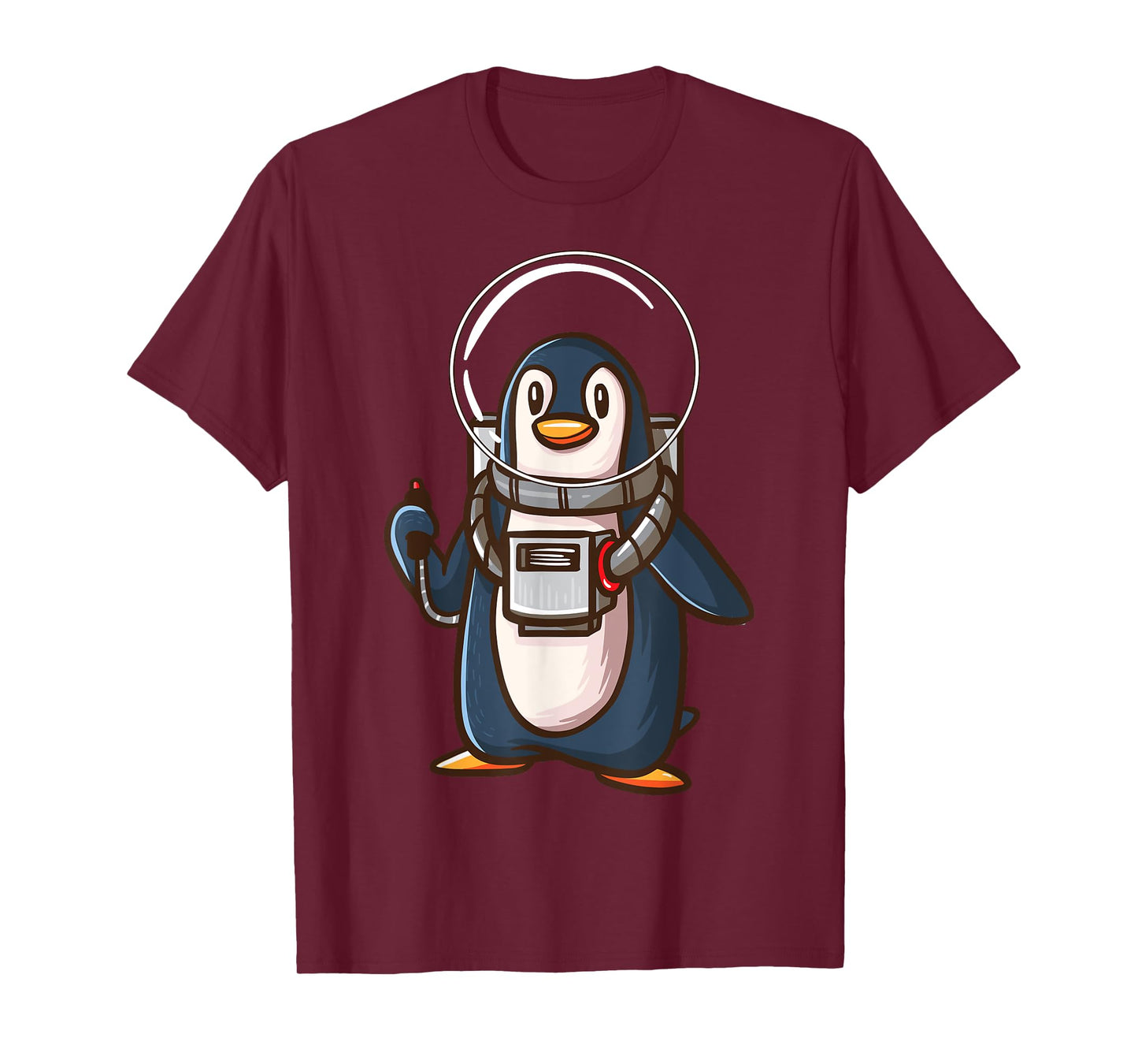 Spaceman Penguin Galaxy Space Astronaut Seabird Gifts T-Shirt