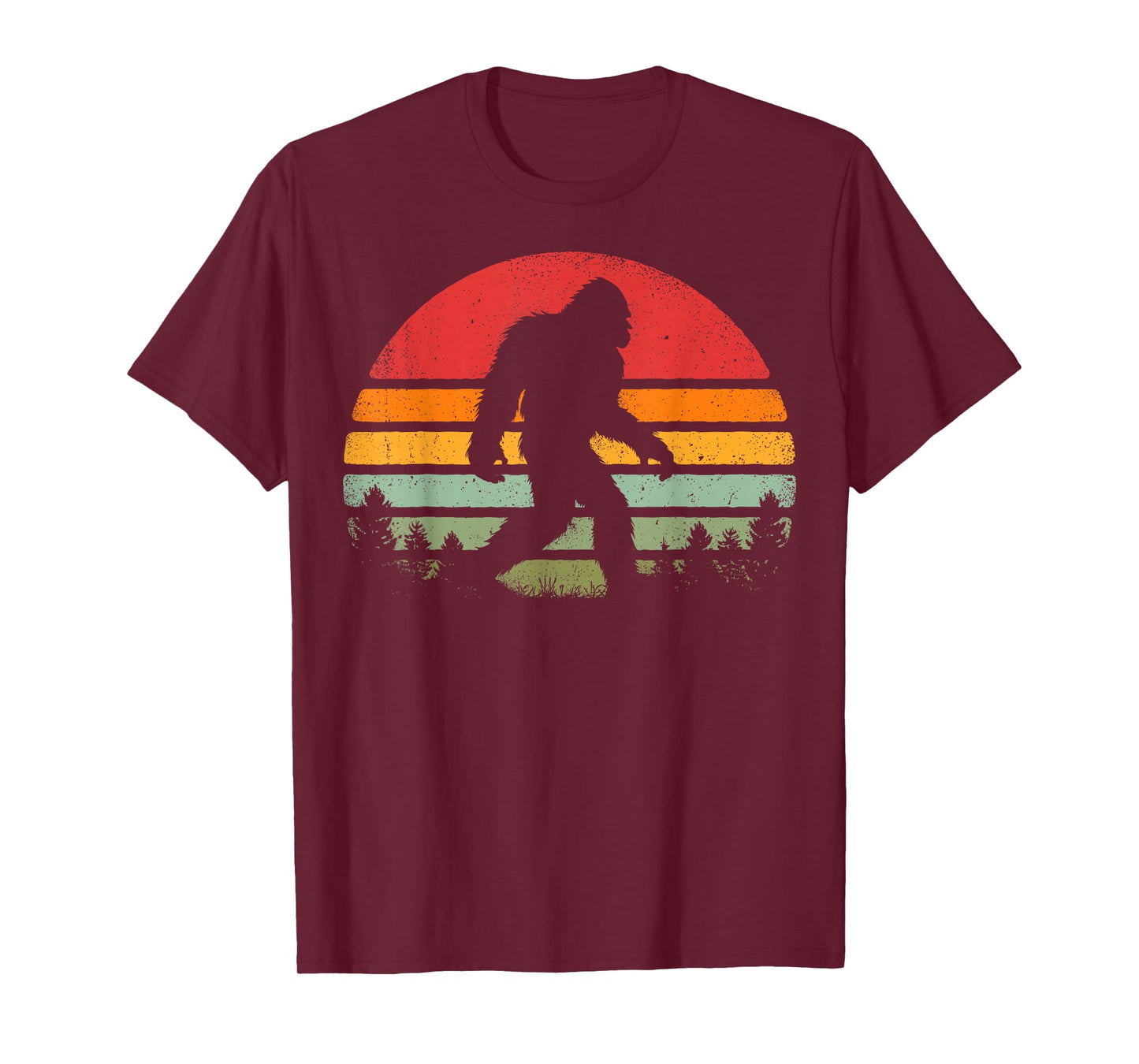 Bigfoot Retro Vintage 70s 80s Sasquatch Lovers Men Women T-Shirt
