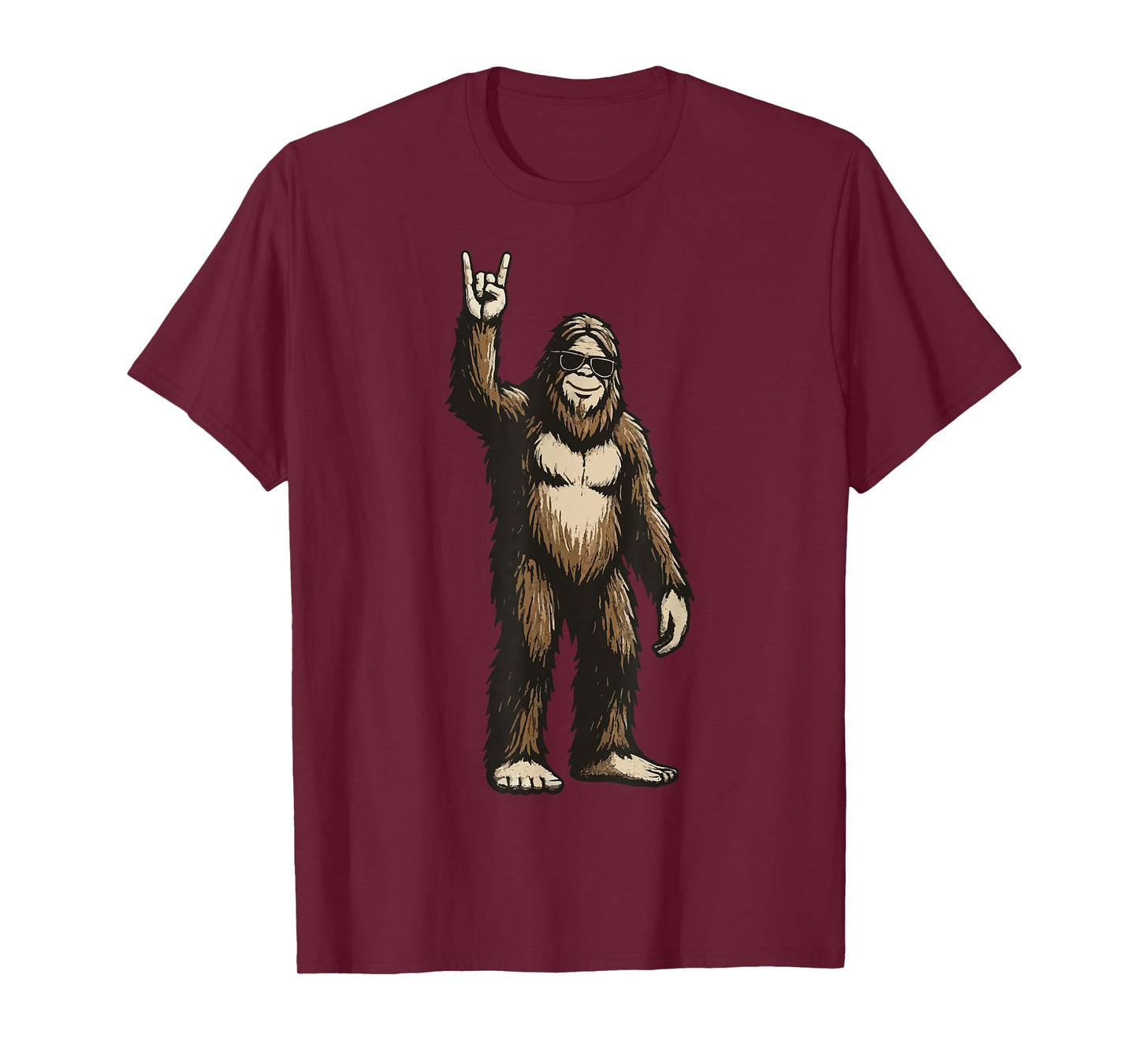 Bigfoot Rock Sunglasses T-Shirt