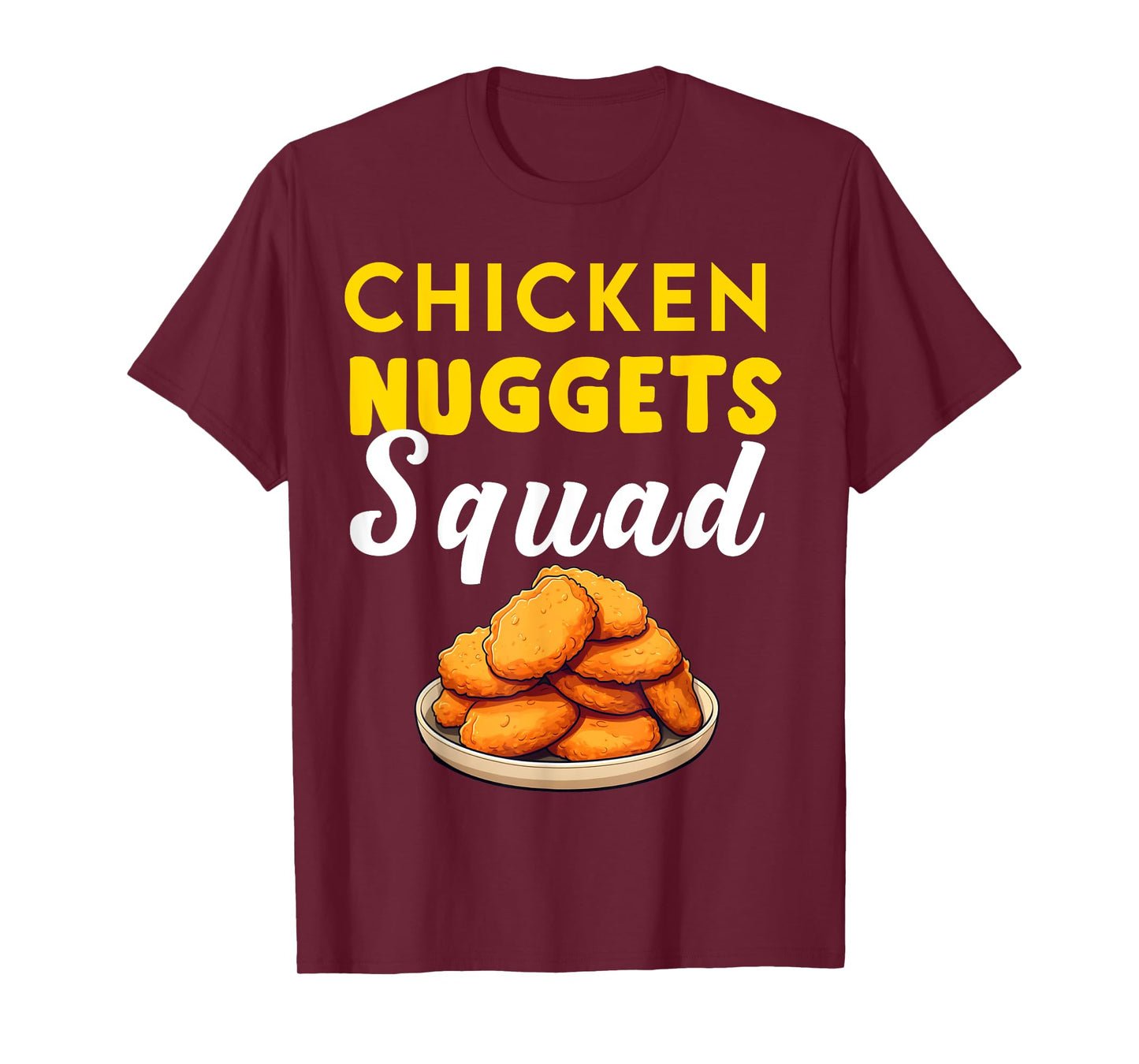 Funny Chicken Nuggets Squad Men Women Kids Nug Girls Boys T-Shirt