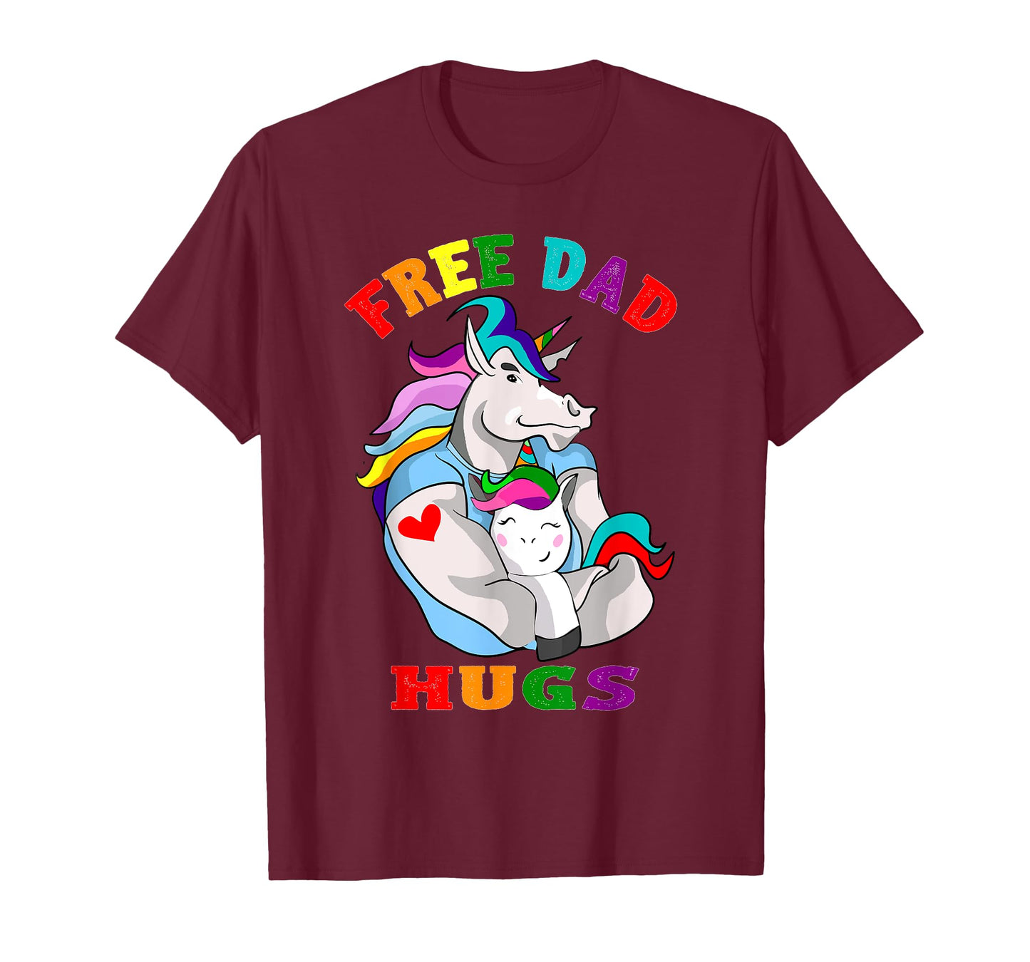 Free Dad Hugs LGBT Gay Pride T-Shirt