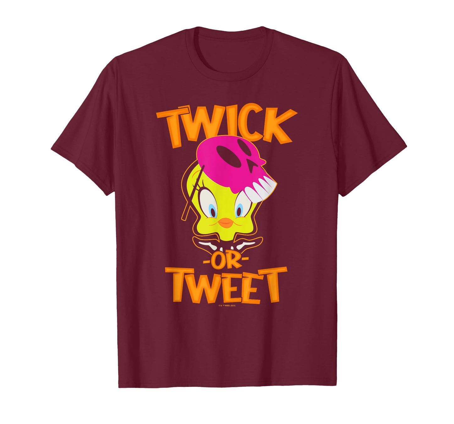 Looney Tunes Halloween Tweety Bird Twick Or Tweet T-Shirt