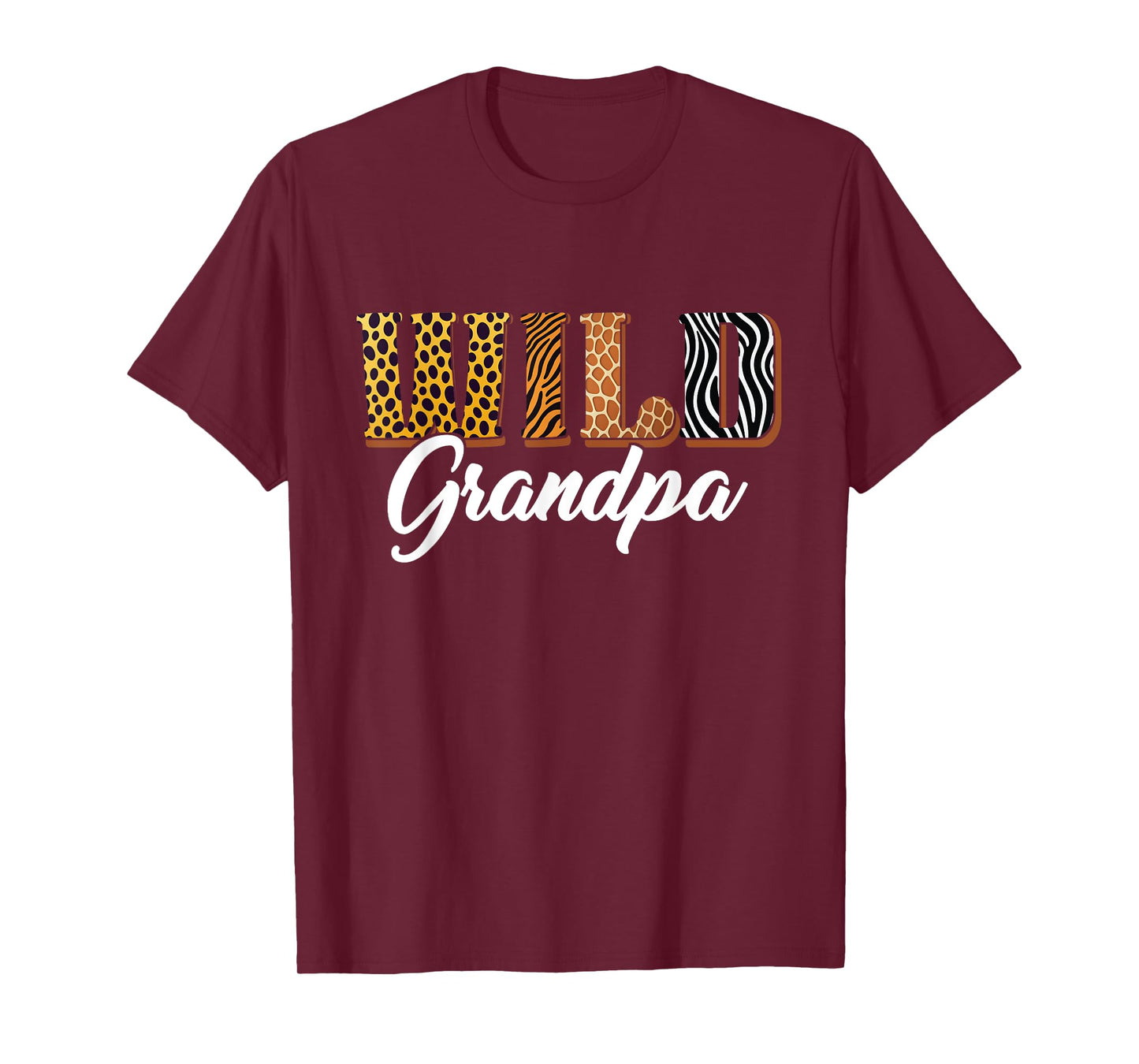 Wild Grandpa Safari Jungle Animal Birthday Matching Family T-Shirt