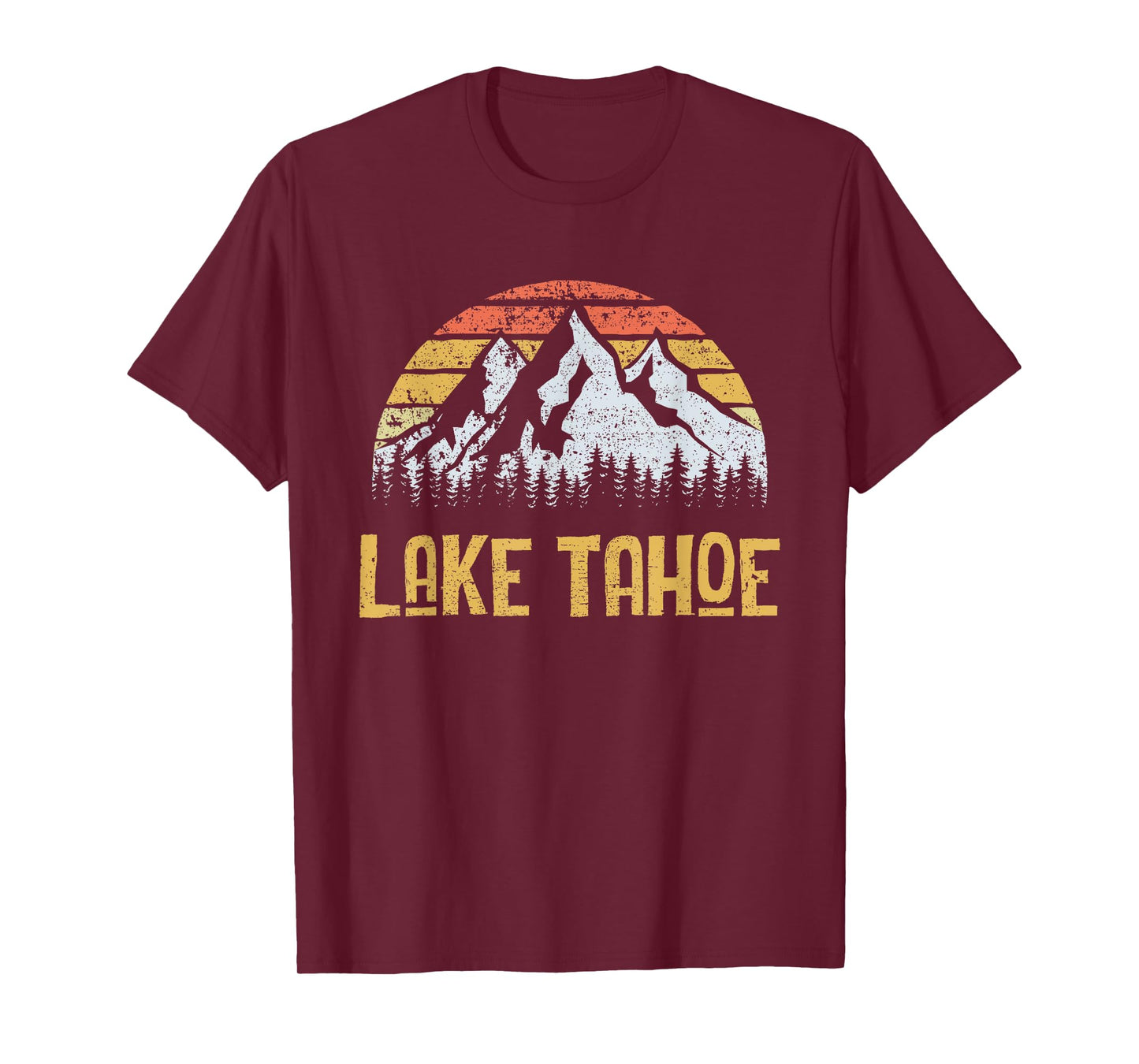 Vintage Retro Lake Tahoe California Nevada T Shirt T-Shirt