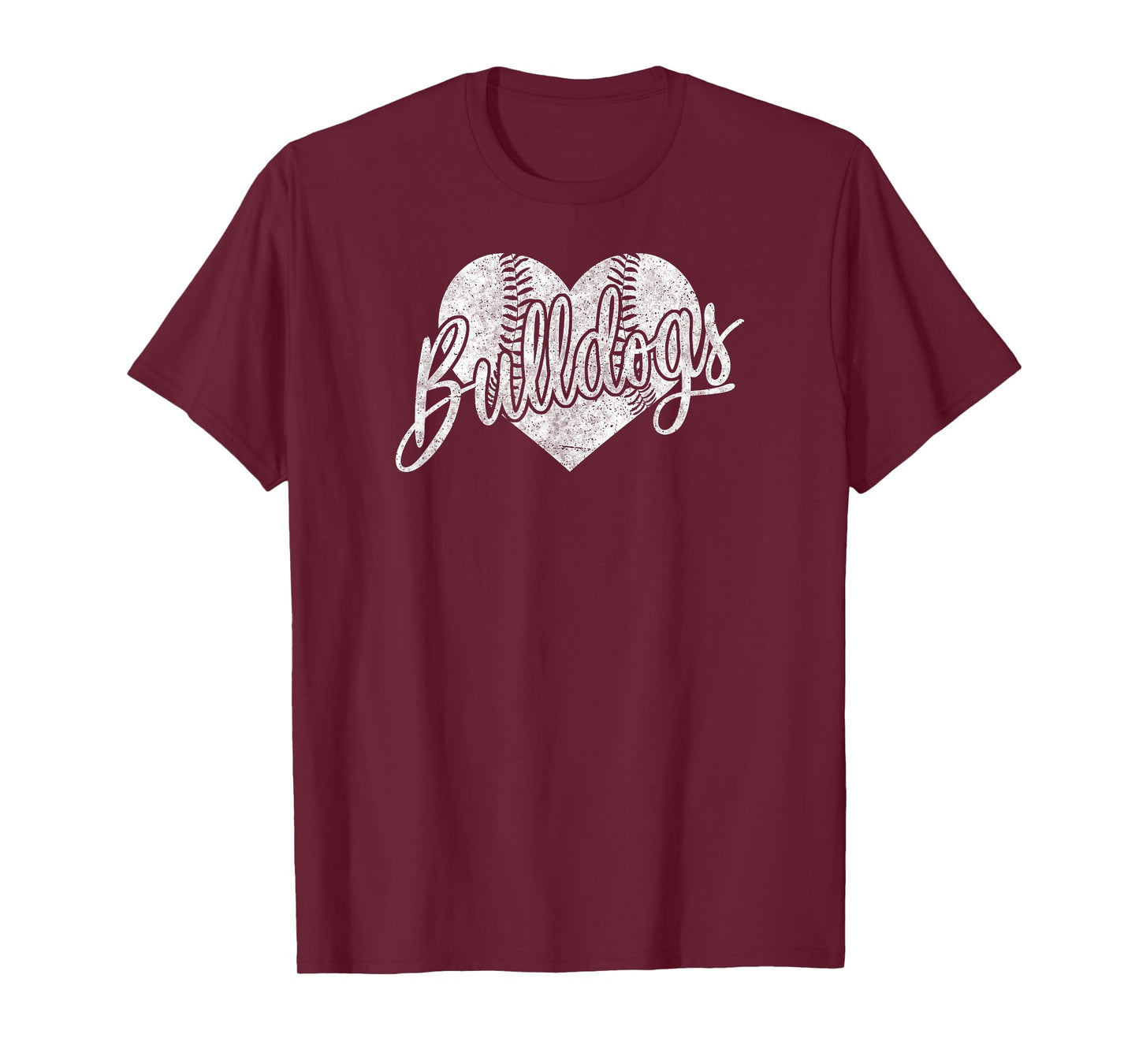 Bulldogs Baseball Softball High School Team Mascot Mom T-Shirt