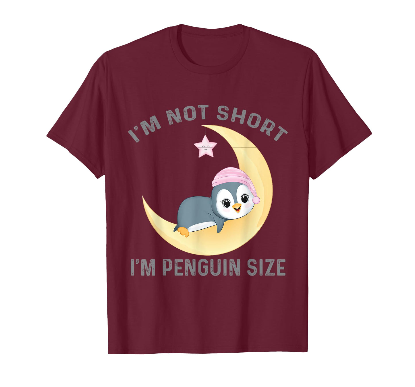 I'm Not Short I'm Penguin Size Cute Penguin Lover T-Shirt