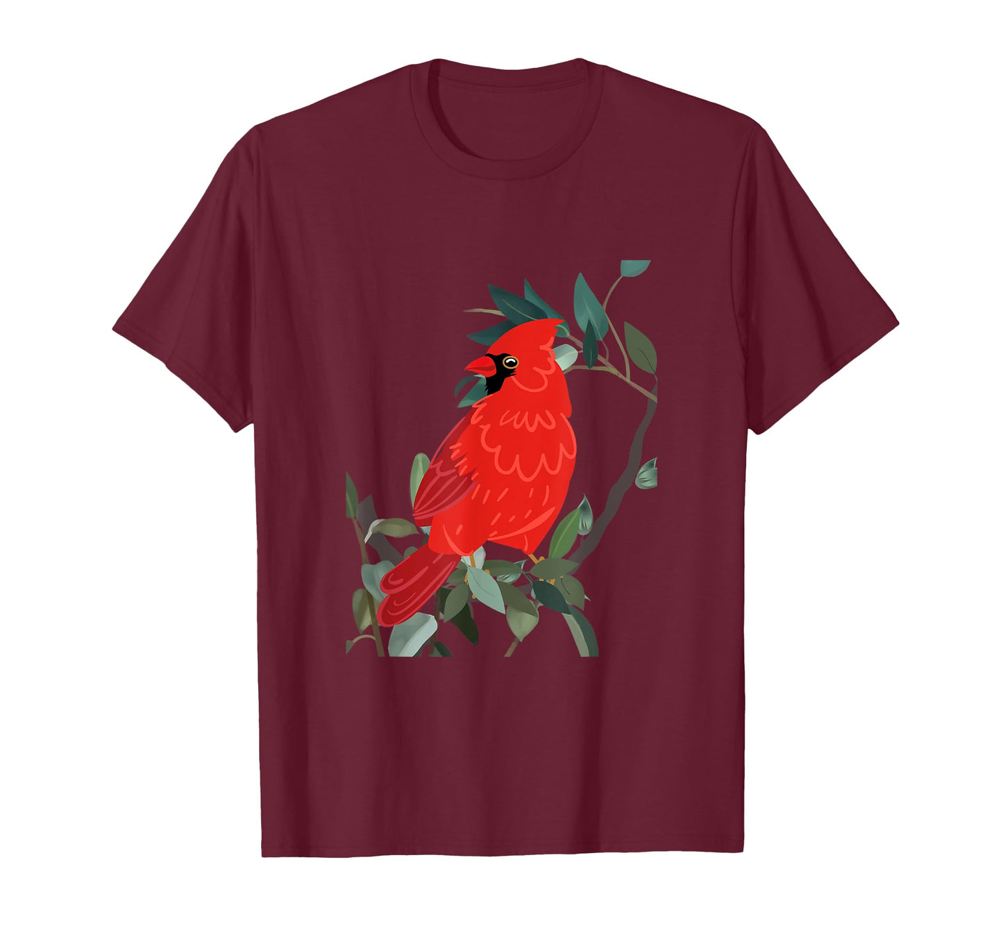 Northern cardinal, Red bird on tree branch T-Shirt