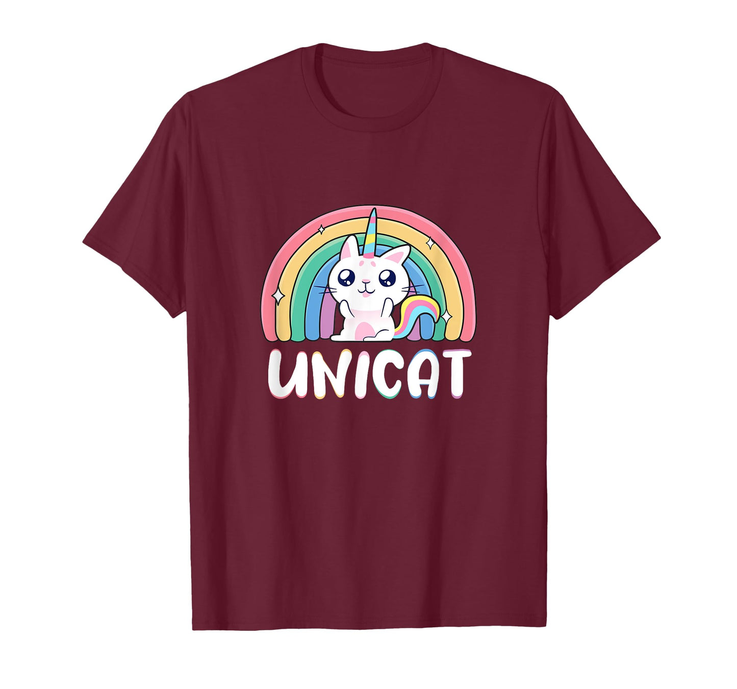 Unicat Kawaii Cat Unicorn, Rainbow Unicorn Cat T-Shirt