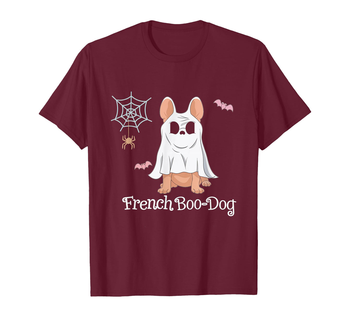 French Boo-Dog Halloween Dog Costume French Bulldog Men Women T-Shirt
