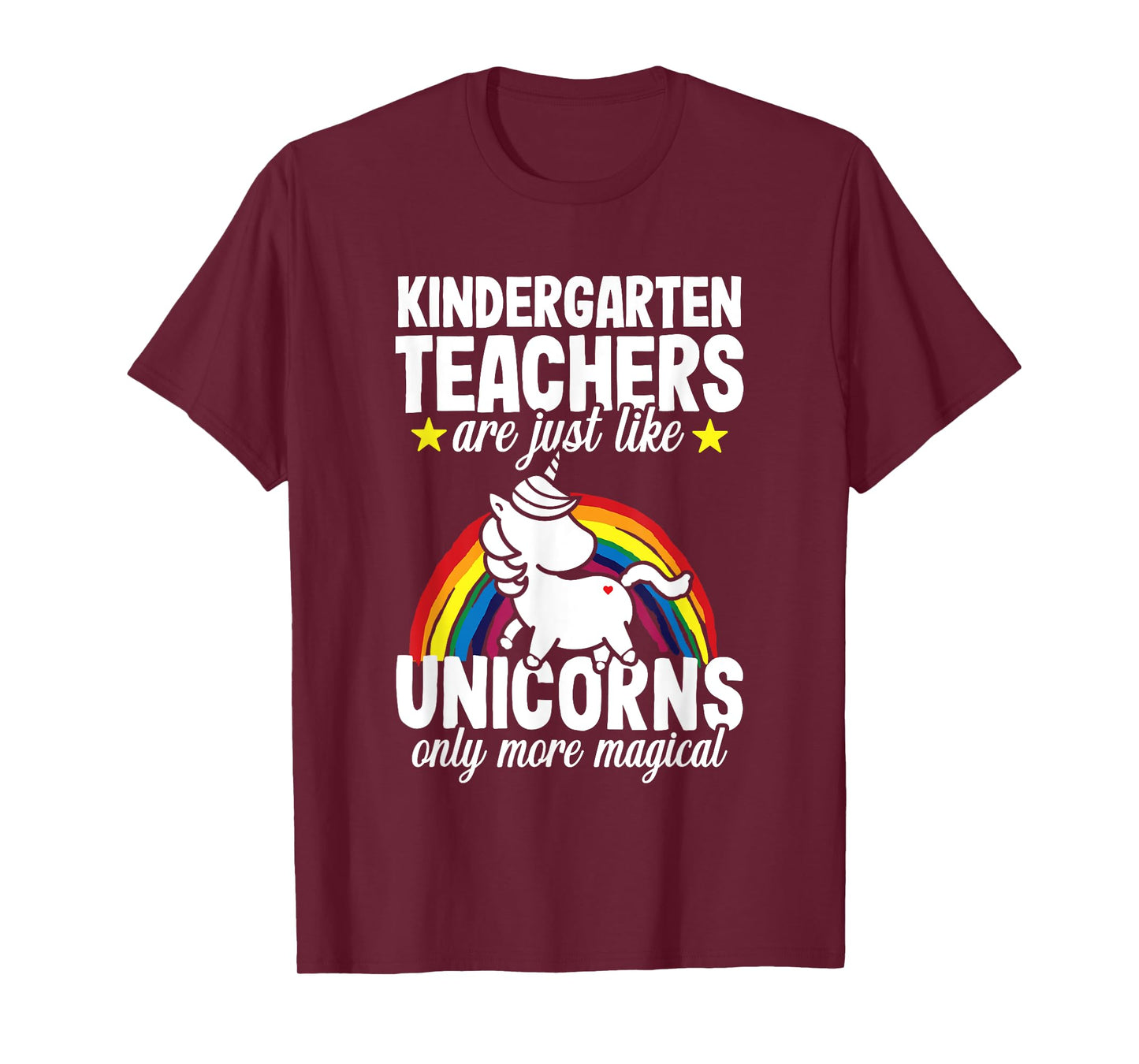 Kindergarten Teacher Unicorns Preschool Appreciation Men Women T-Shirt