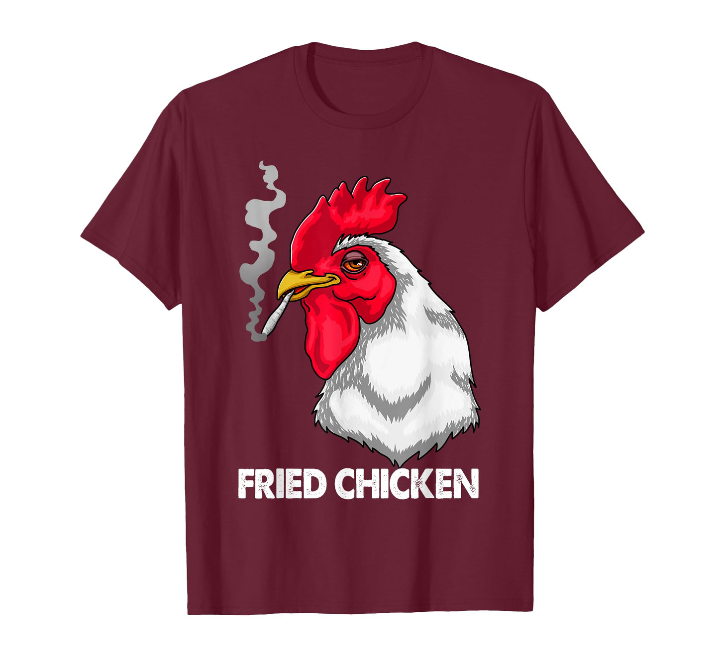 Funny Fried Smoking Chicken Tee Shirt Flock Boss Women T-Shirt