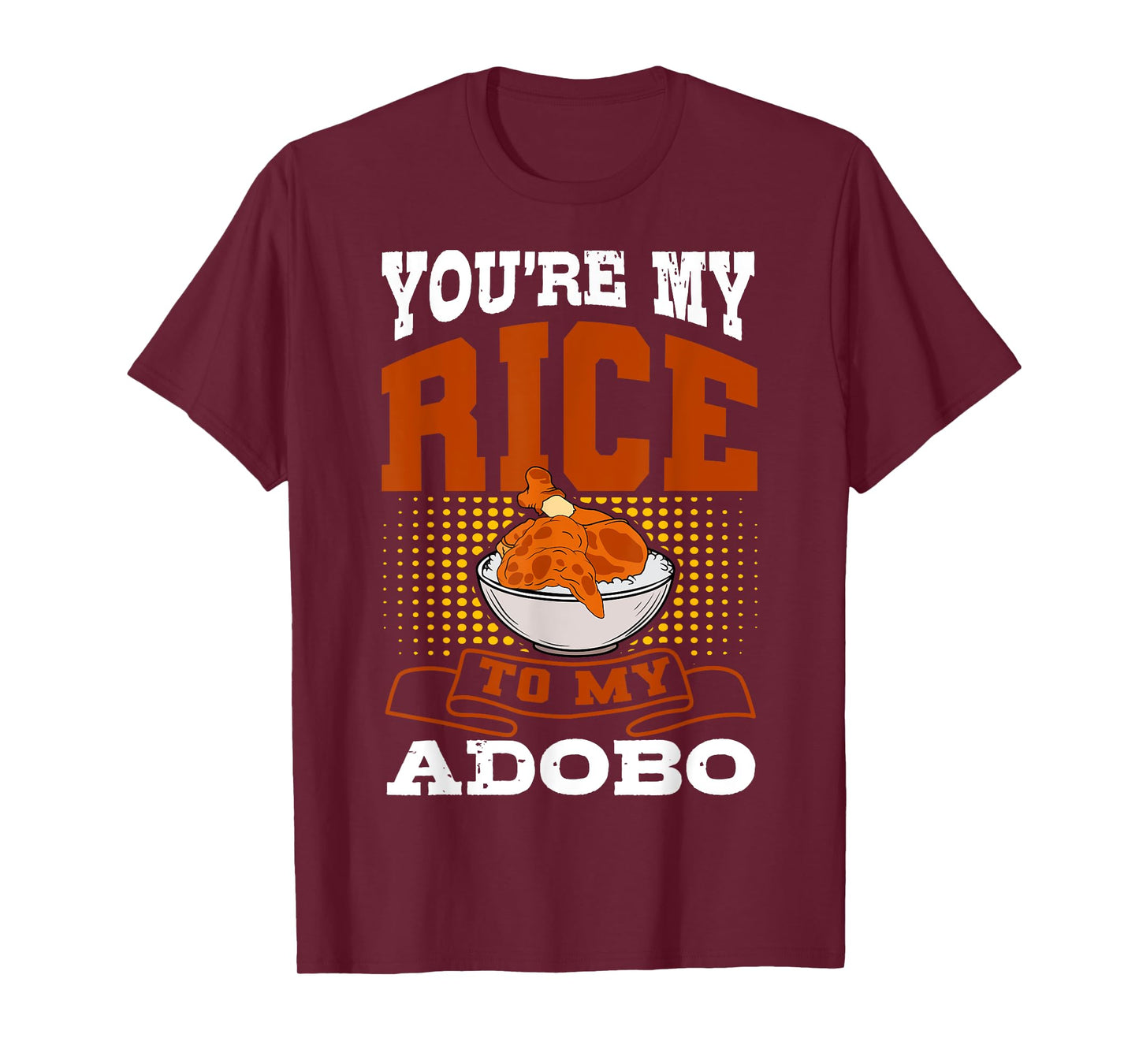 Adobo Chicken Pinoy Rice Cuisine Philippine Flag T-Shirt