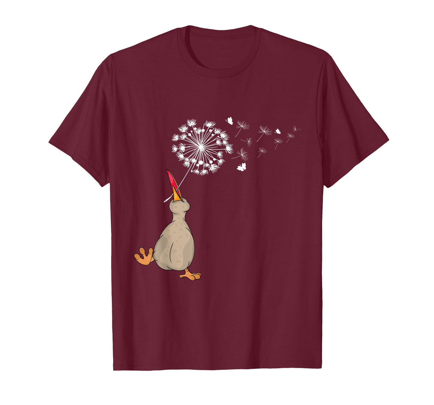 Happy Kiwi Lover Kids Dandelion Nature Dancing Kiwi Bird T-Shirt