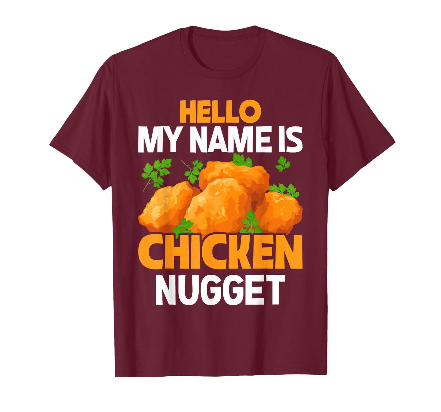 Hello my name is Chicken Nugget Costume kids Chicken Nugget T-Shirt