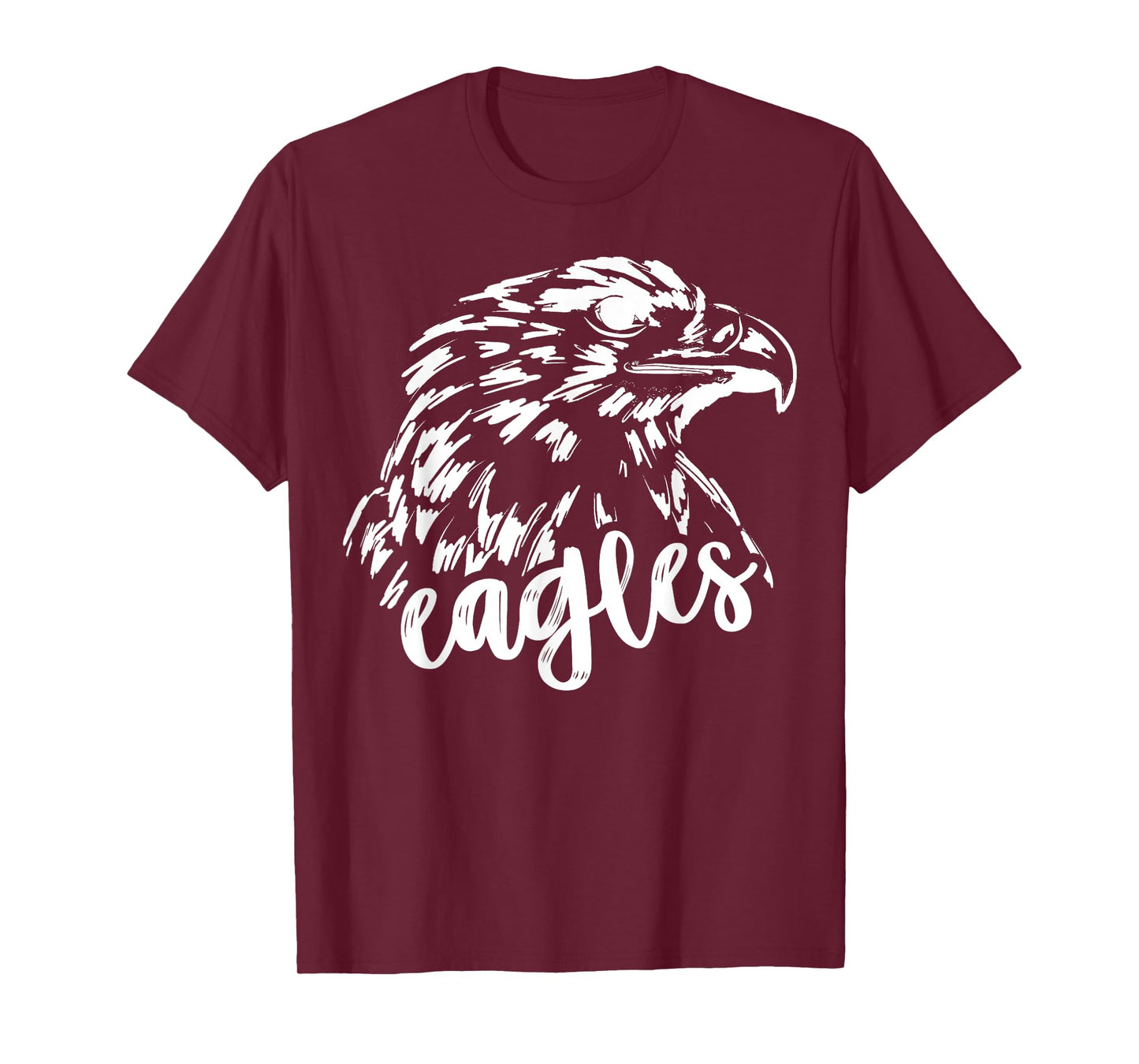 Retro Eagles Mascot, Unisex School Spirit, Eagle Sports T-Shirt