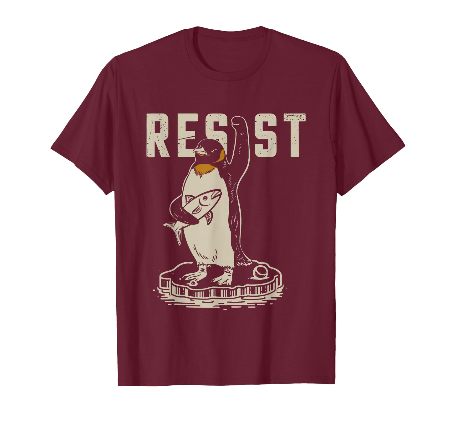 RESIST PENGUIN ACTIVISM - Funny Resist Penguin Activism T-Shirt