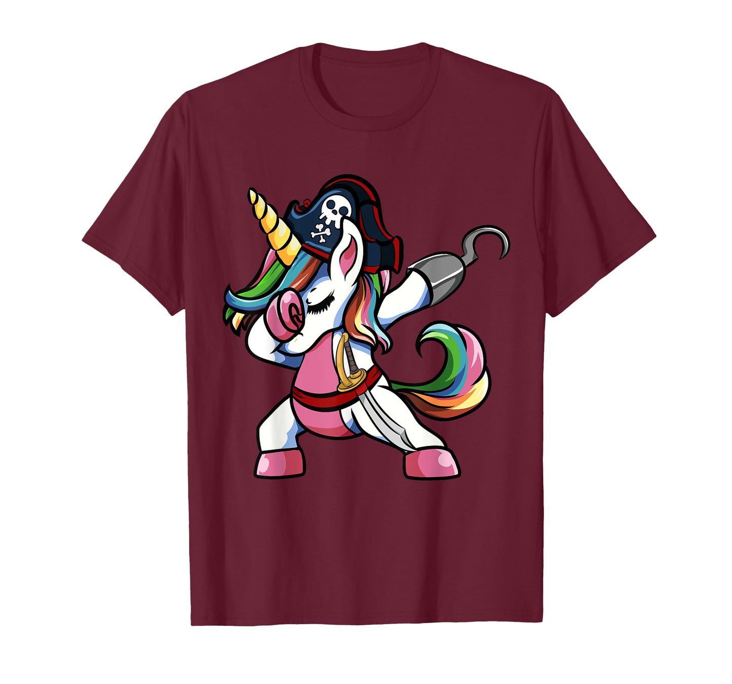 Cute Pirate Unicorn Halloween Clothes T-Shirt