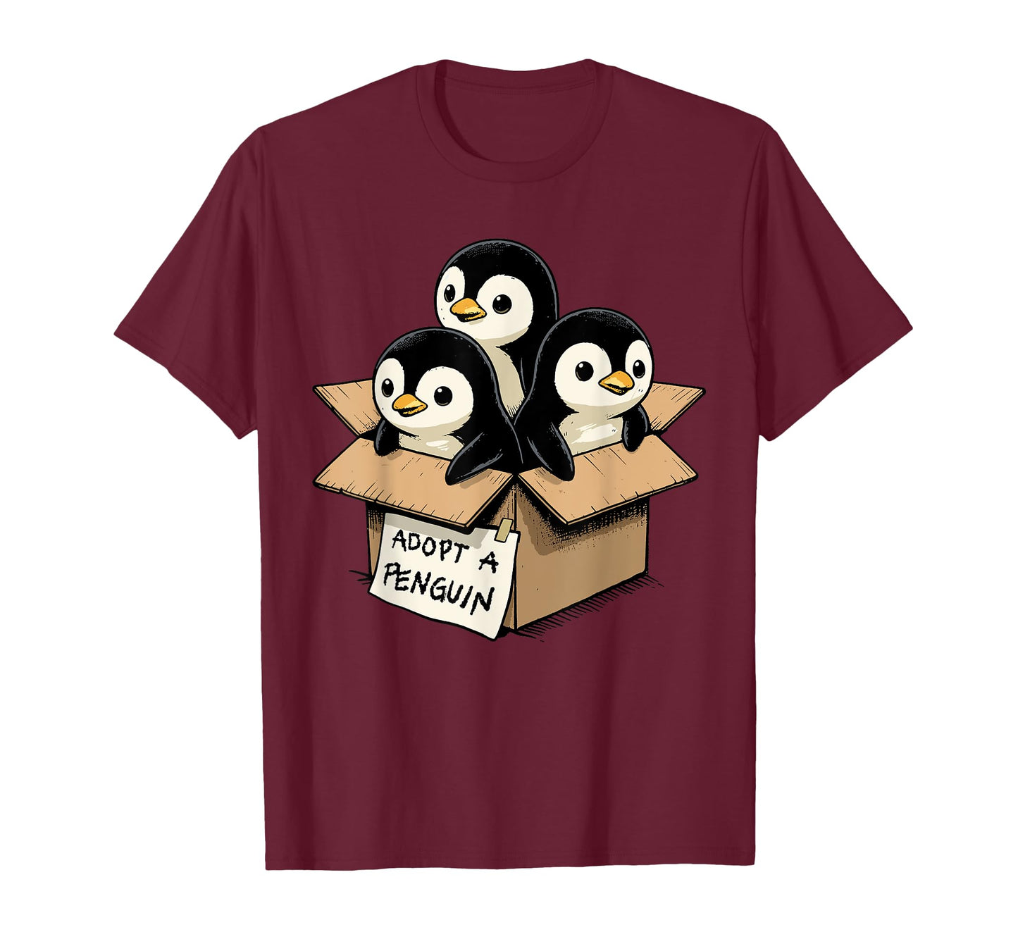 Adopt a Penguin Shirt Cute Little Animal Penguin Lover T-Shirt