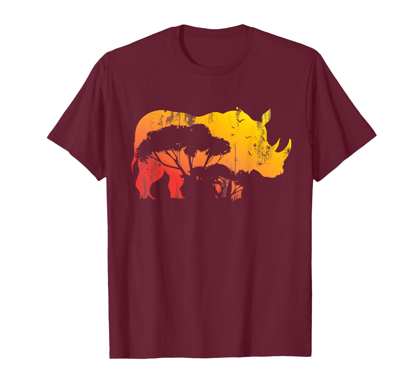 African Safari Animal Rhino T-Shirt