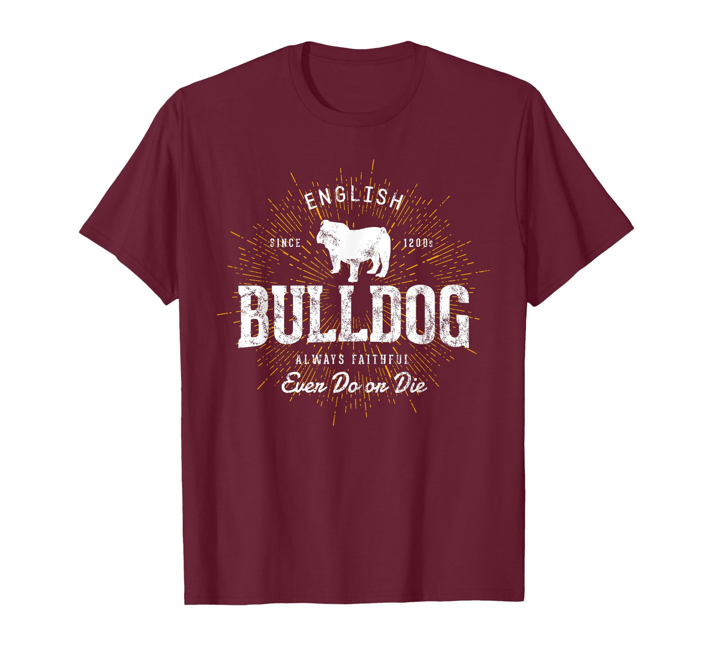 Vintage Style Retro Bulldog Men Women Kids T-Shirt