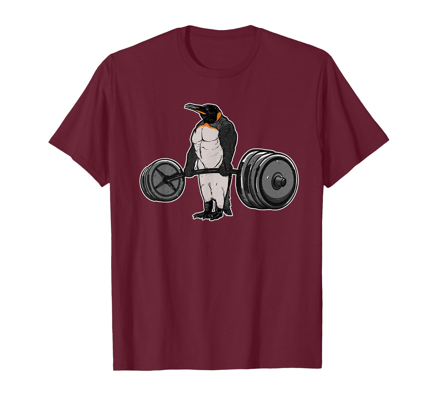 Penguin Deadlift - Funny Fitness Bodybuilder Bird Animal T-Shirt