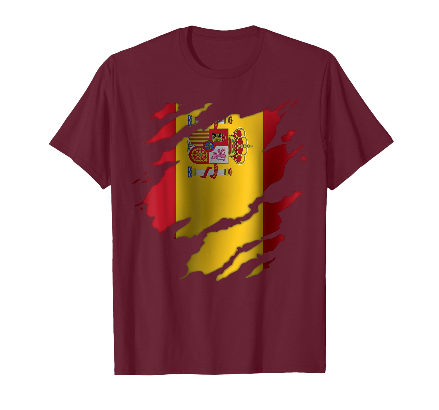 Spain Spanish Flag Heritage T-Shirt
