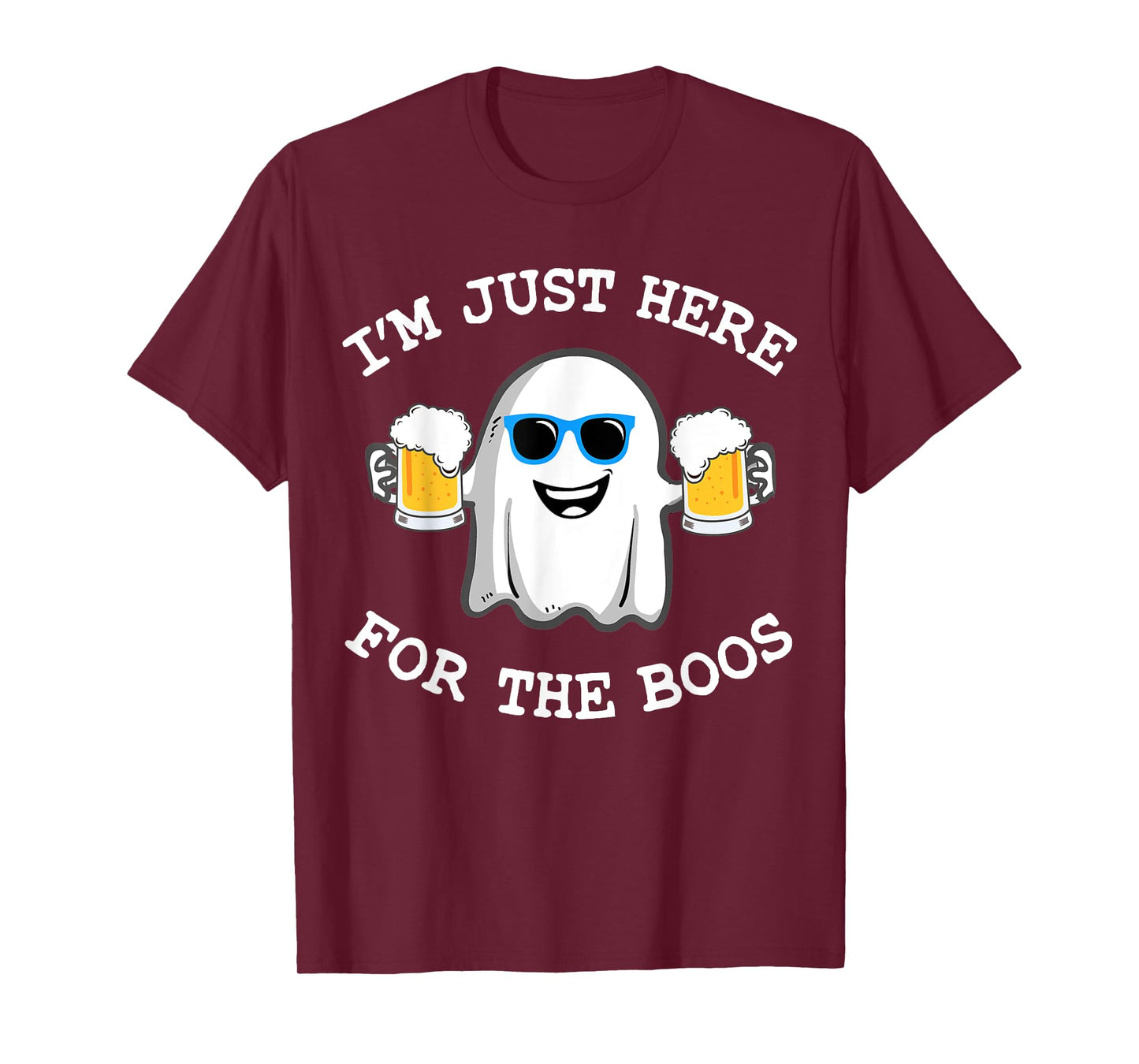 Funny Halloween I'm just here for the boos costume gift T-Shirt