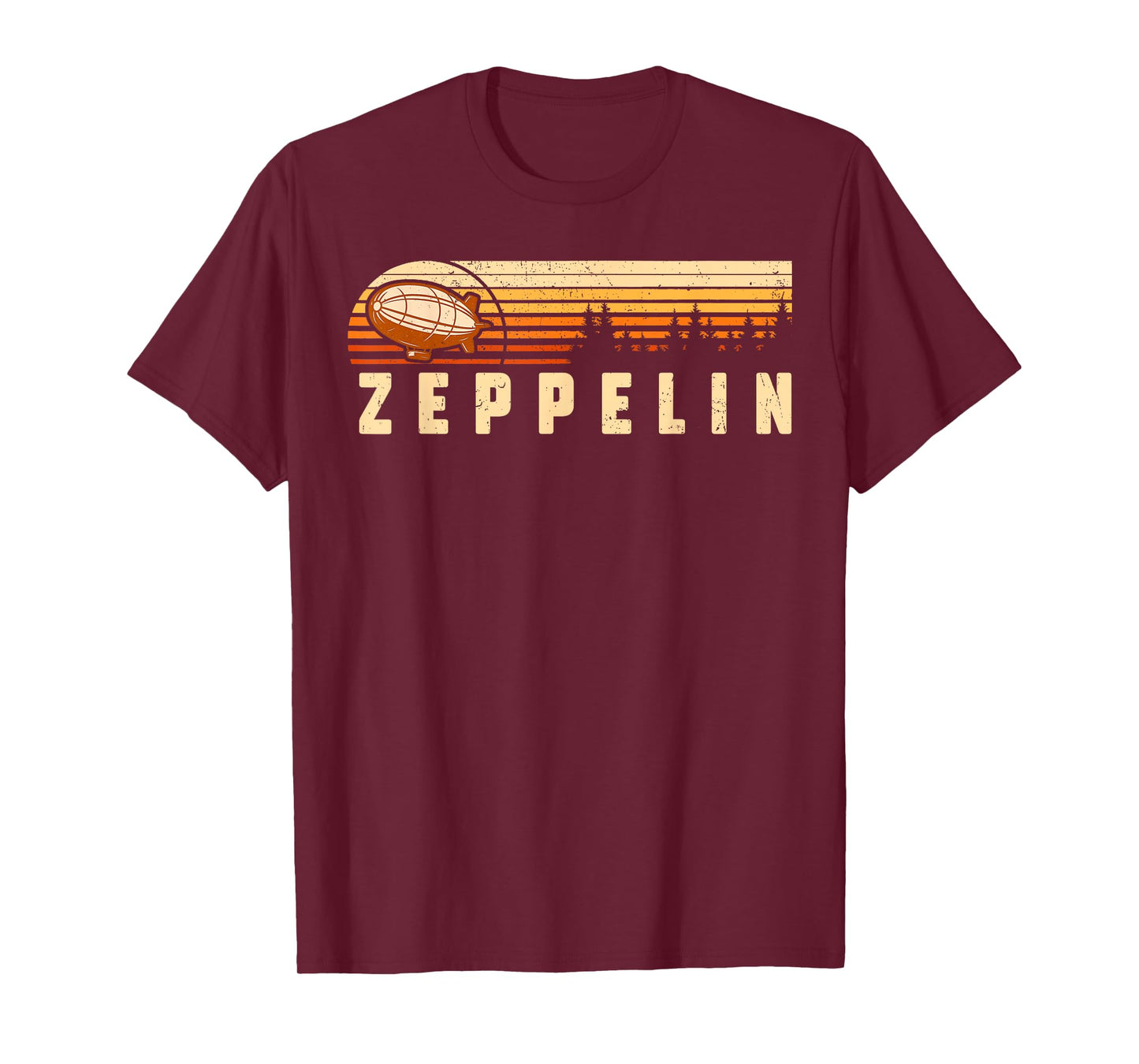 Vintage Zeppelin Graphic Mens Womens Tee T-Shirt