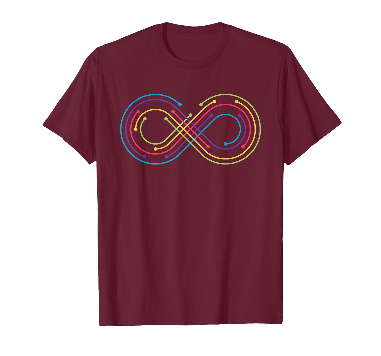 Rainbow Infinity Symbol Pride Autism Awareness Neurodiverse T-Shirt