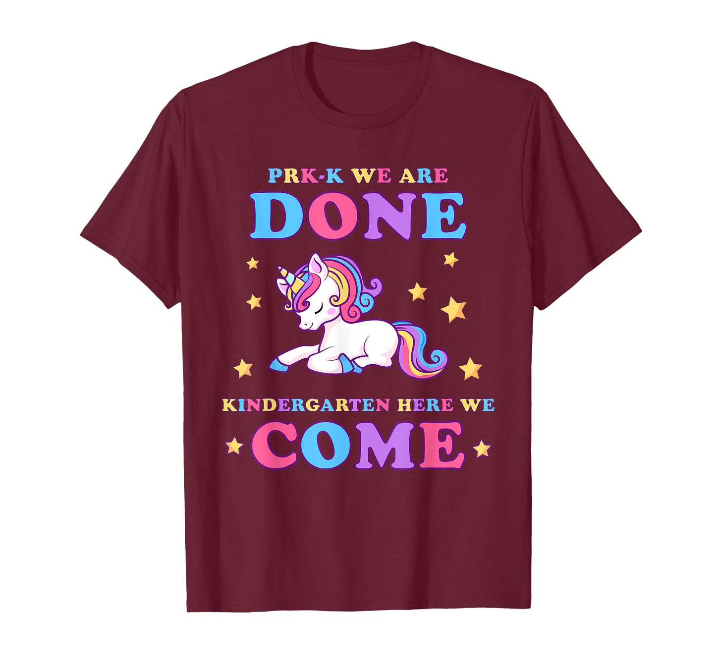 Girls Pre-K Graduation Magical Unicorn T-Shirt
