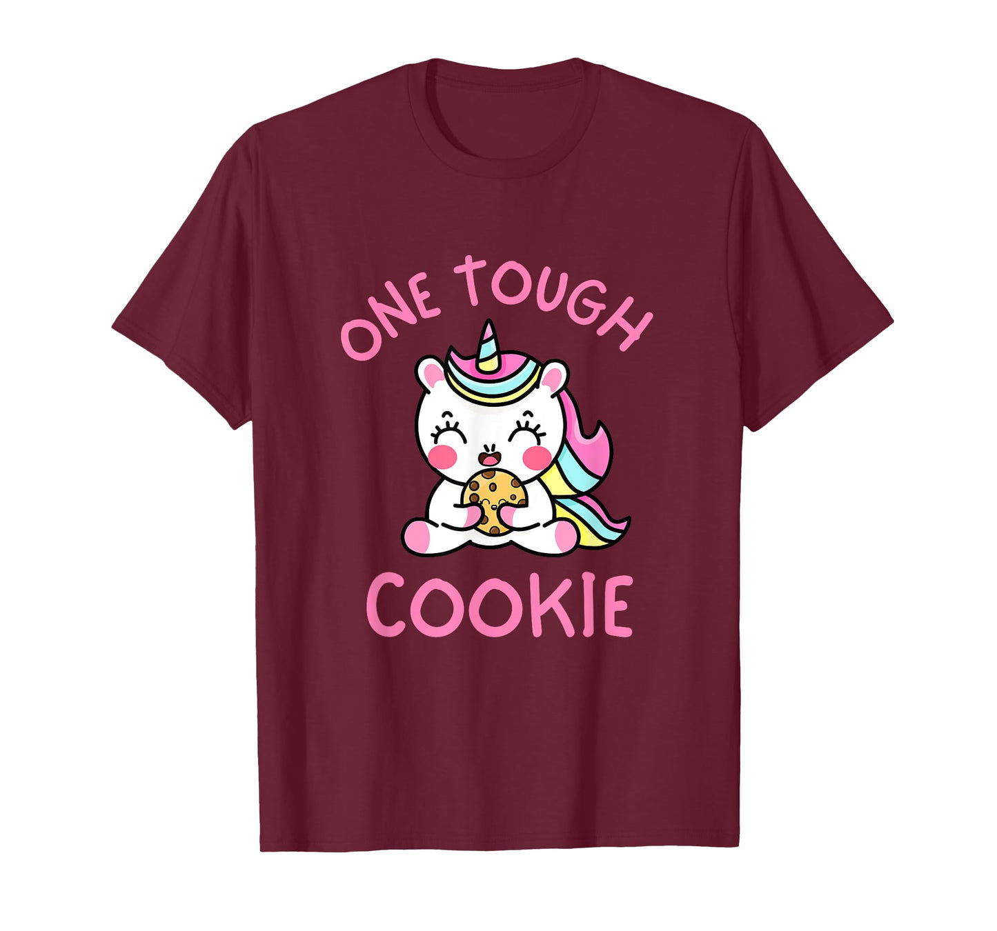 One Tough Cookie Cute Kawaii Unicorn Kids Toddler Girls 5T T-Shirt