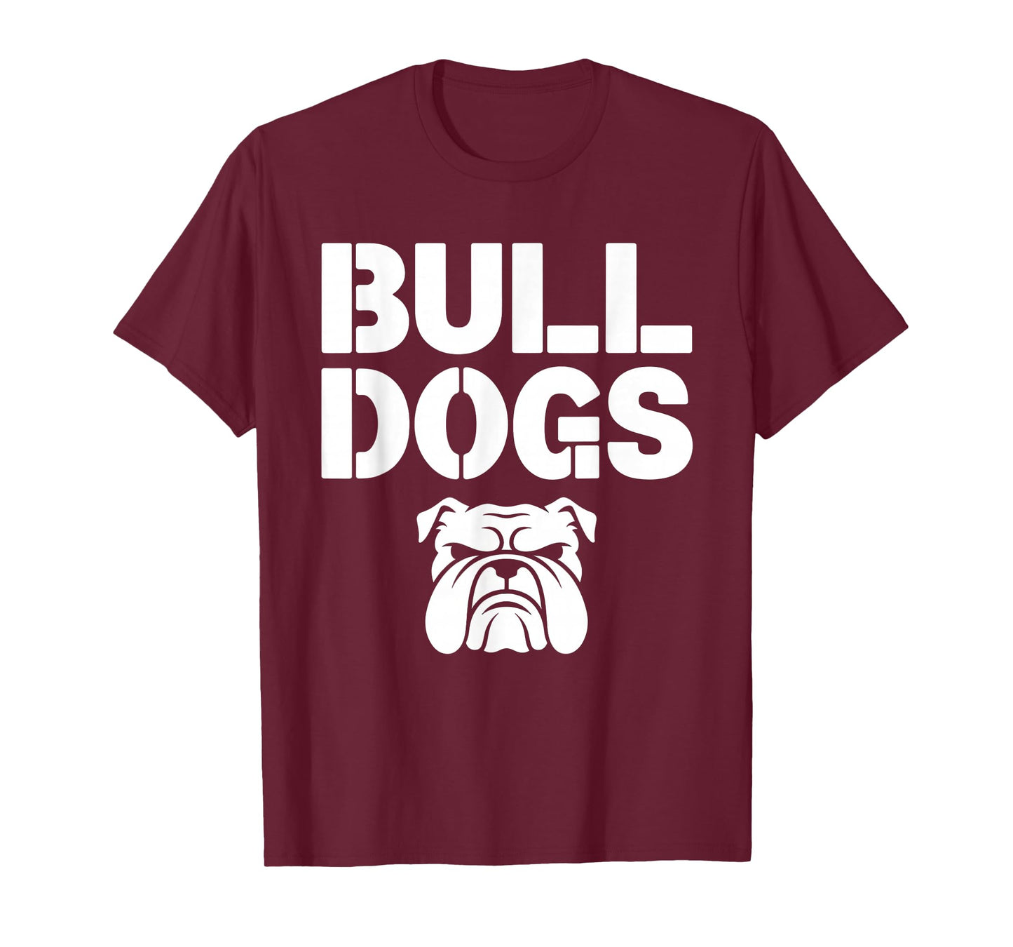 Bulldogs Tshirt Mascot Back to School Outfit Team Spirit T-Shirt