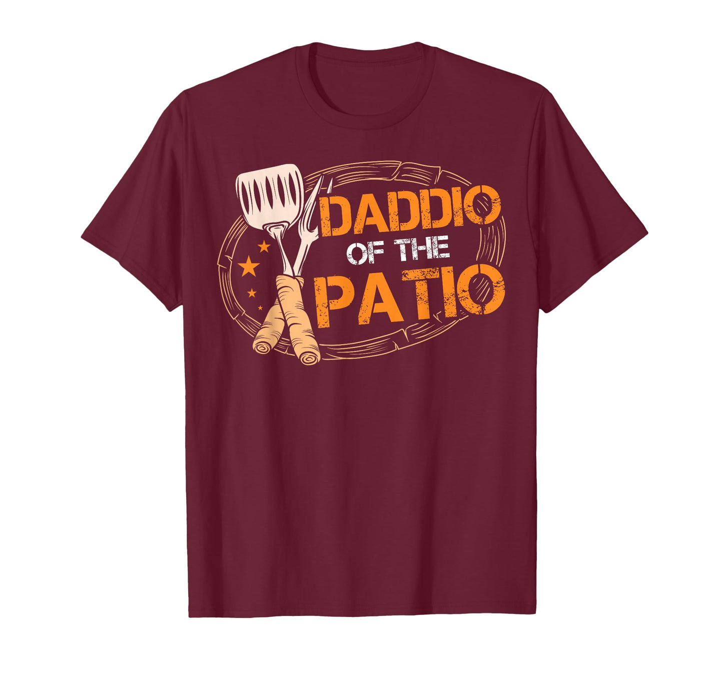 Daddio Of The Patio Grilling Sausage BBQ Barbecue Top Grill T-Shirt