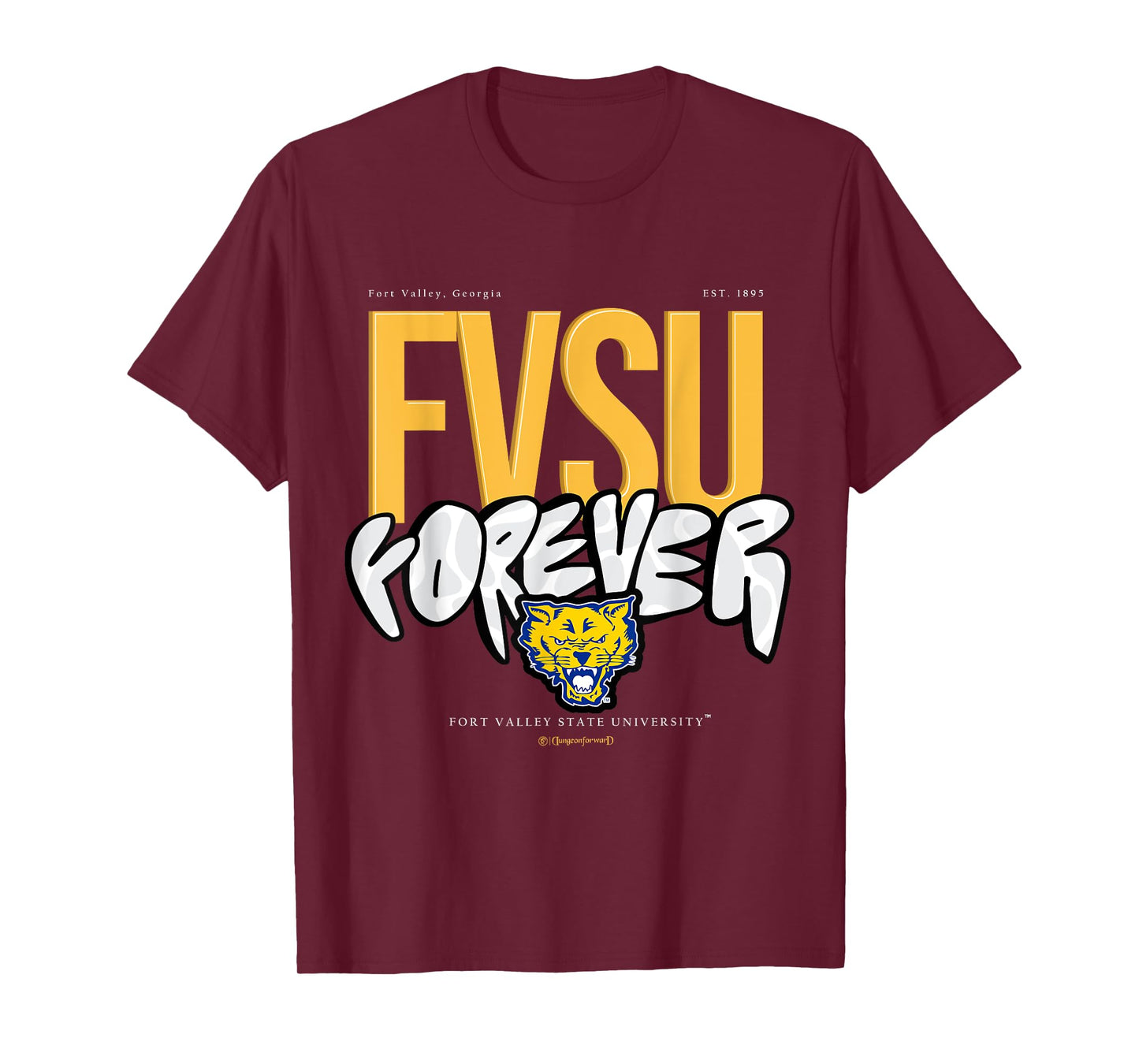 The Yard Essentials - Fort Valley State- FVSU Forever Grey T-Shirt