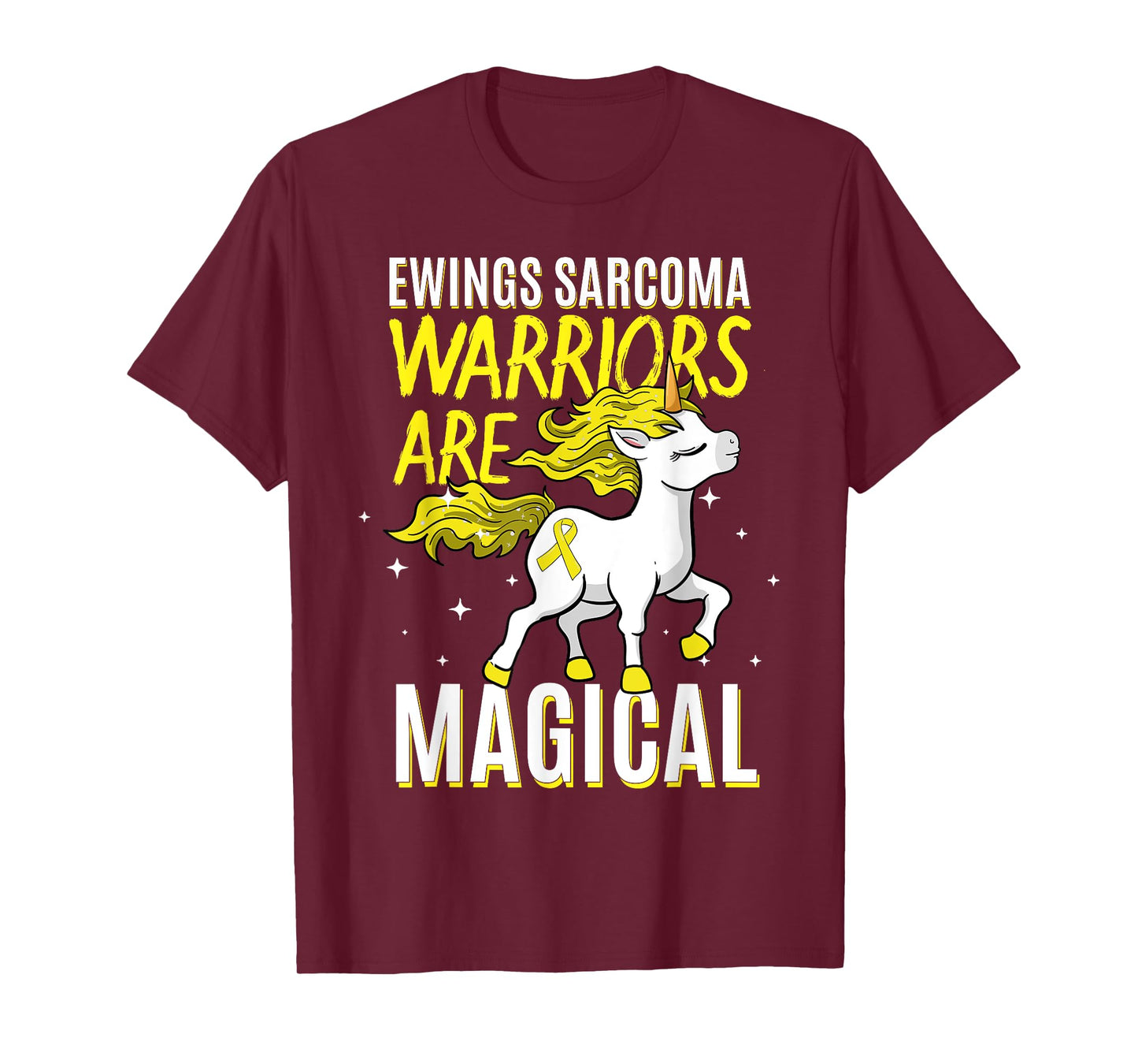 Warriors Are Magical Ewing's Sarcoma Bone Cancer Awareness T-Shirt