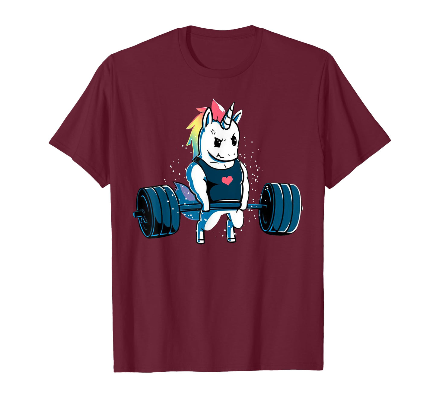 Unicorn Powerlifting Weightlifting Deadlifting Gym Lovers T-Shirt