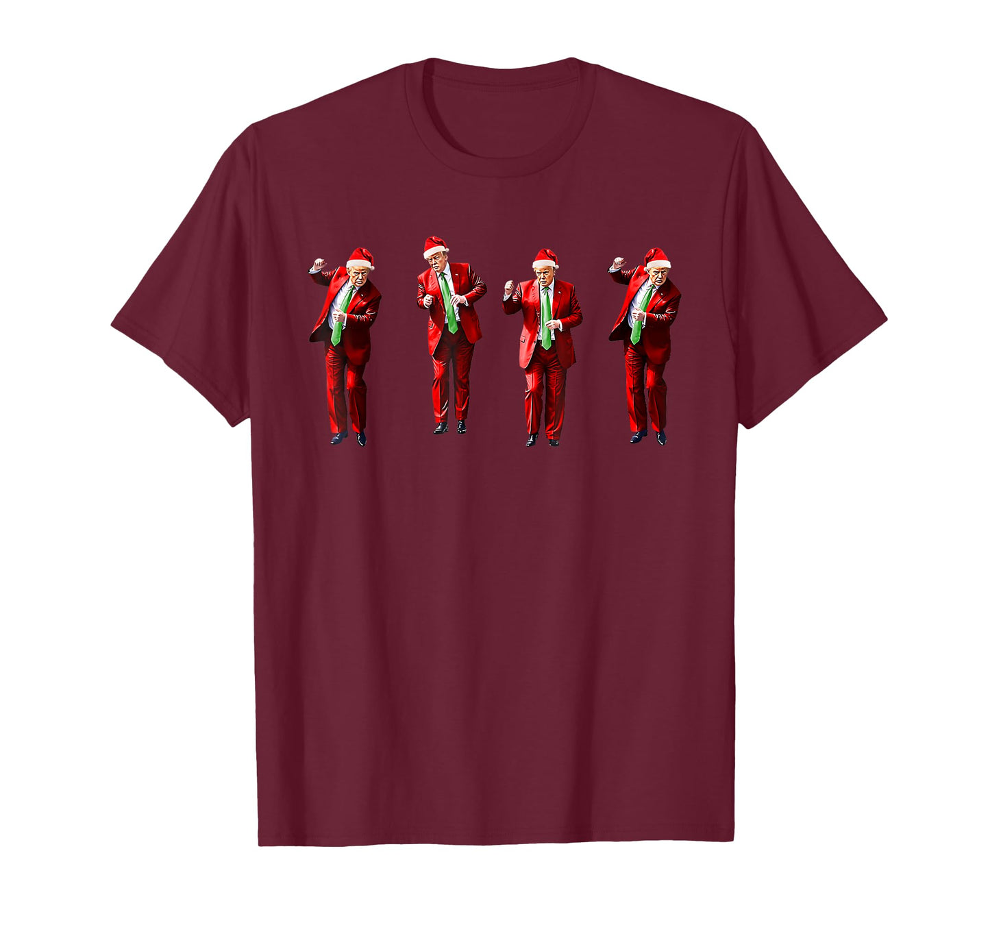 Trump Dance Santa Claus Christmas Xmas Pajamas Funny T-Shirt