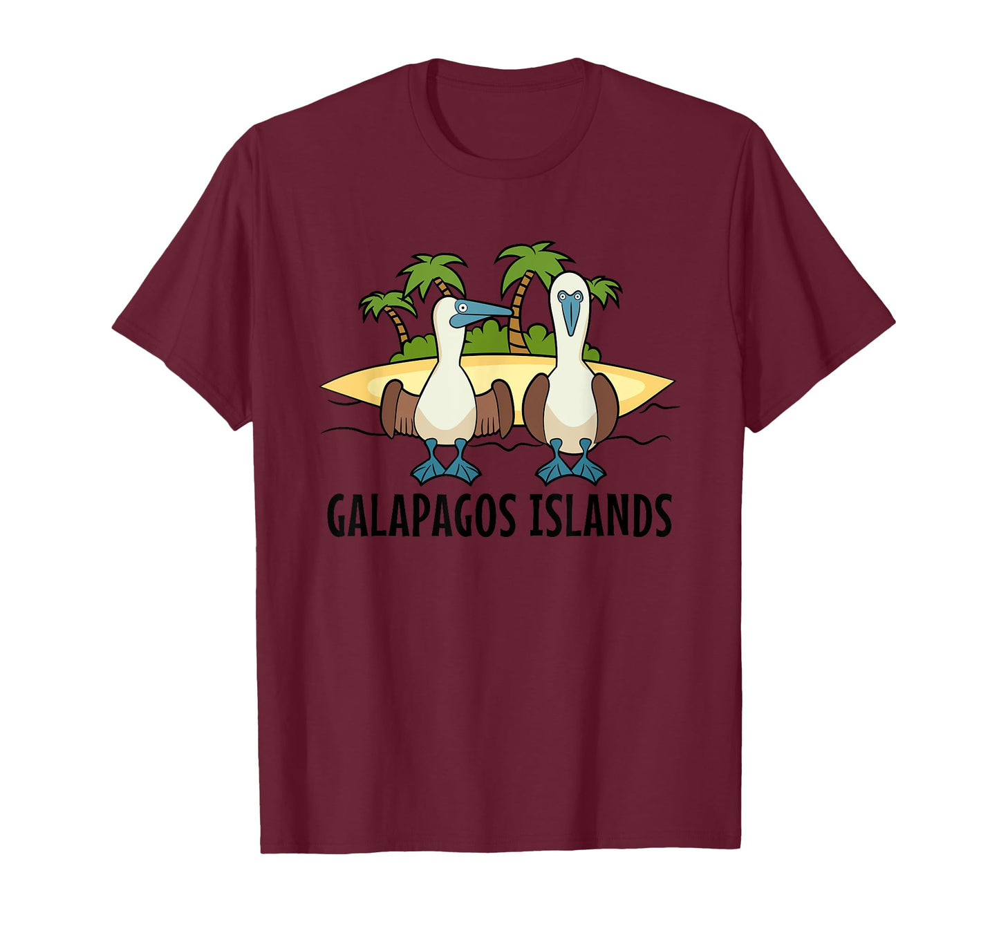 Seabirds Blue-footed Booby Bird Galapagos Islands T-Shirt