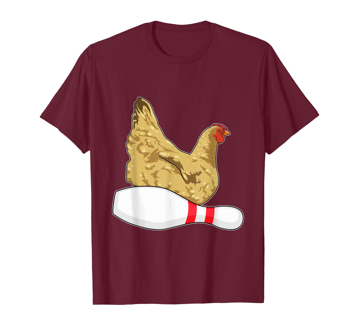 Chicken Bowling Bowling pin Sports T-Shirt