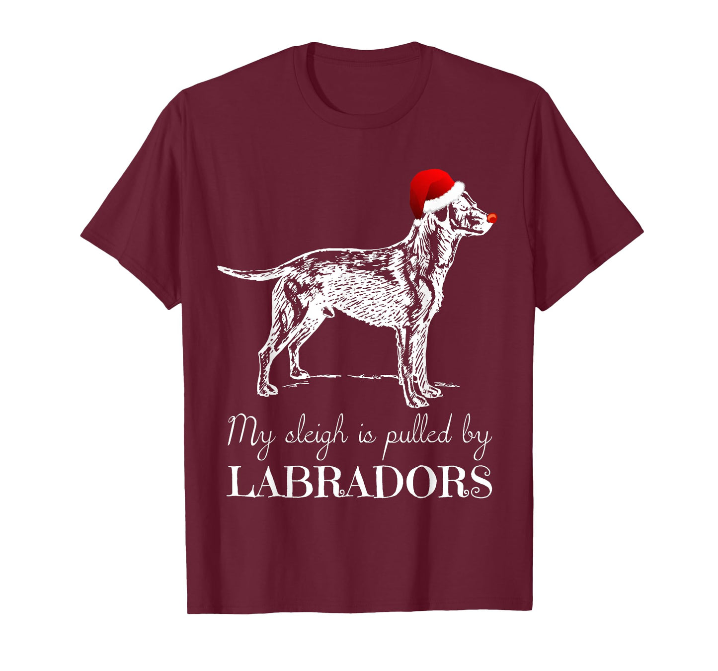 Labrador Retriever Christmas Shirt - Lab Dog X-Mas Tee Men Women Kids T-Shirt