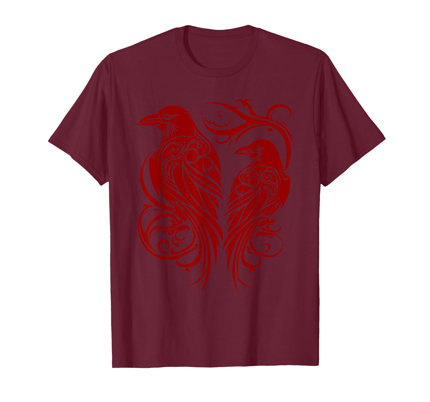 Odins Raven Norse Mythology Viking Birds Celtic Knots Asgard T-Shirt